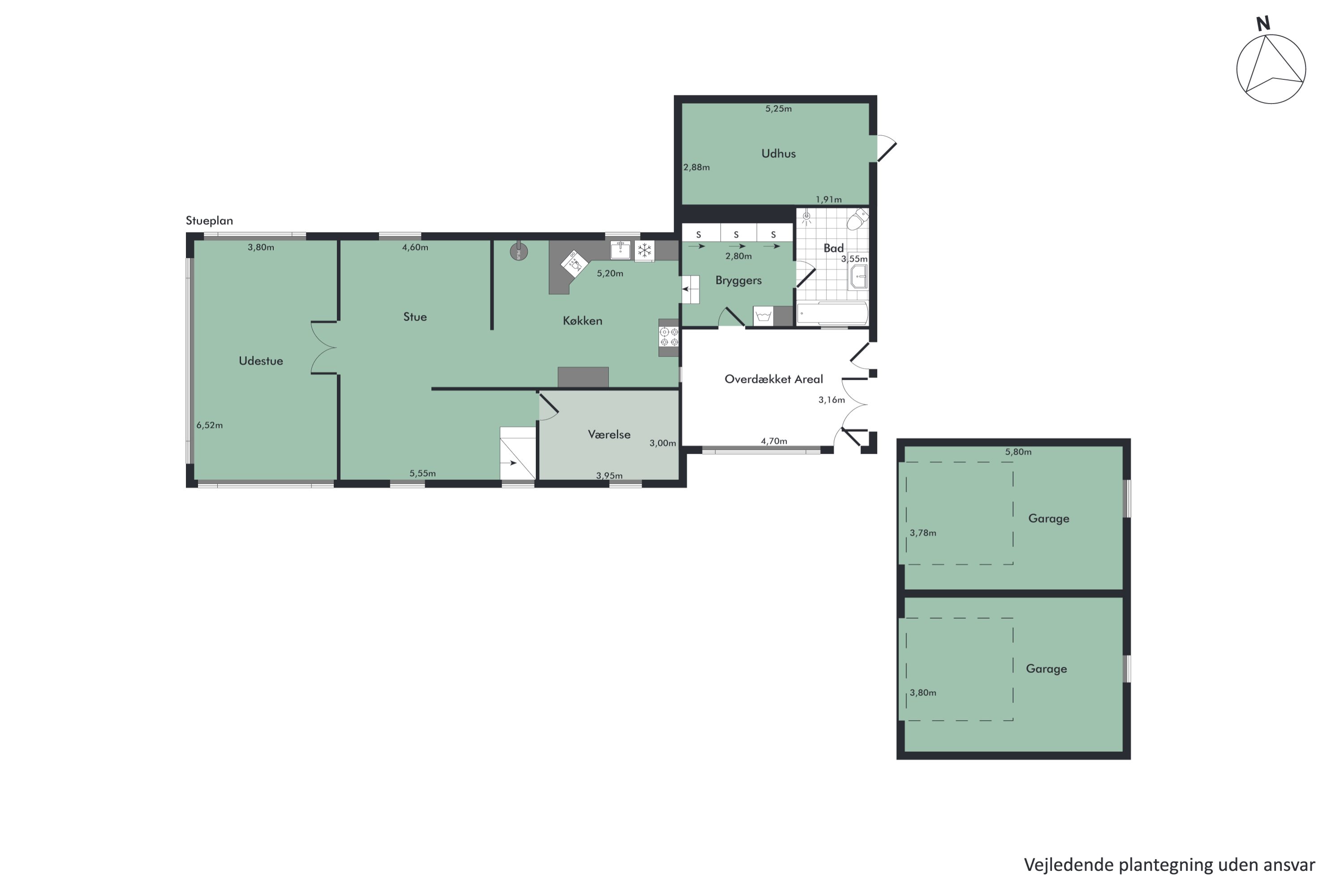 Plantegninger billede af Mejerivej 7, Mejlby, 9610 Nørager