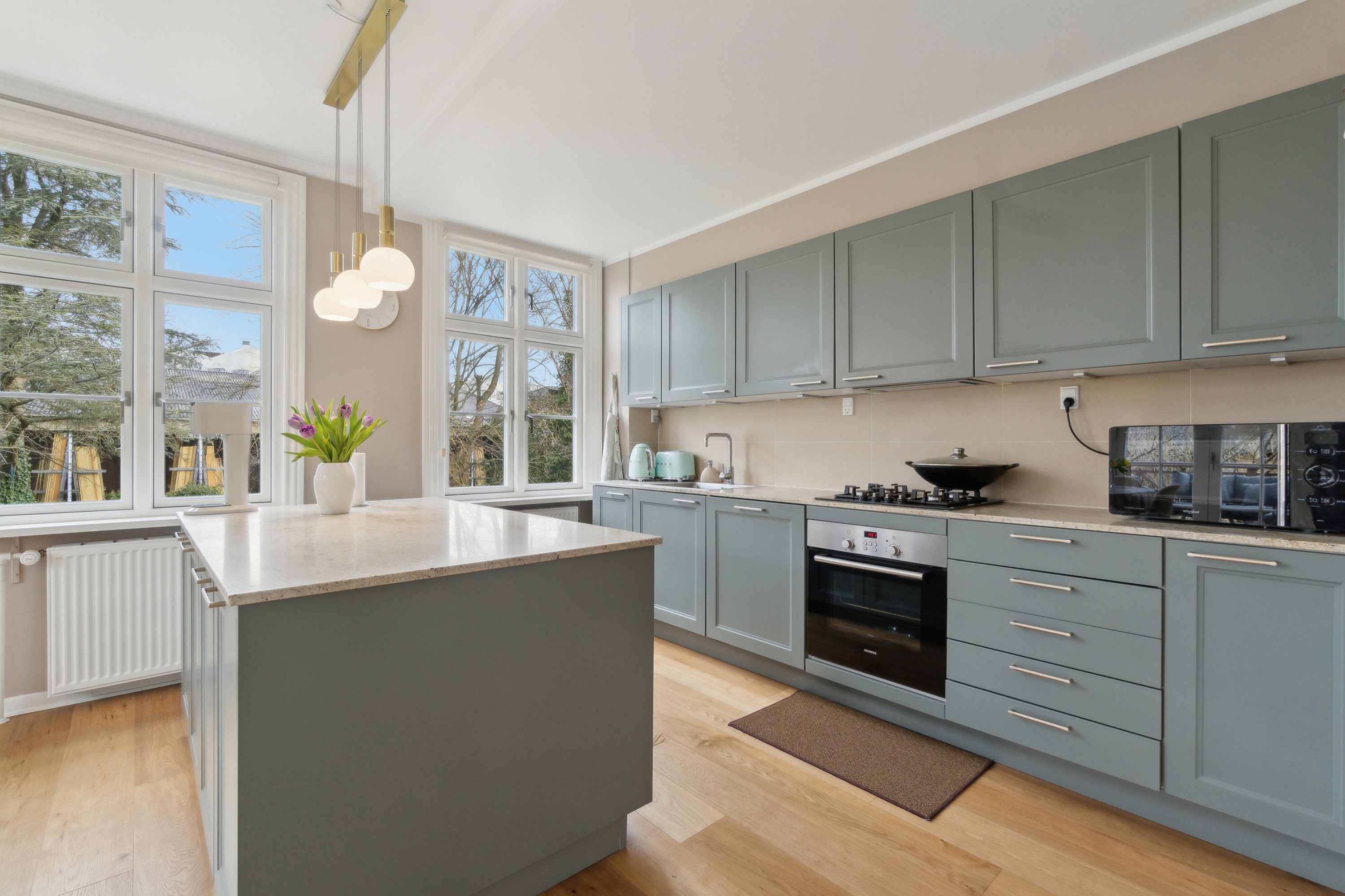 Fremhævet køkken billede i fuldskærmstilstand. Billede af Birkholmsvej 36, 2800 Kongens Lyngby