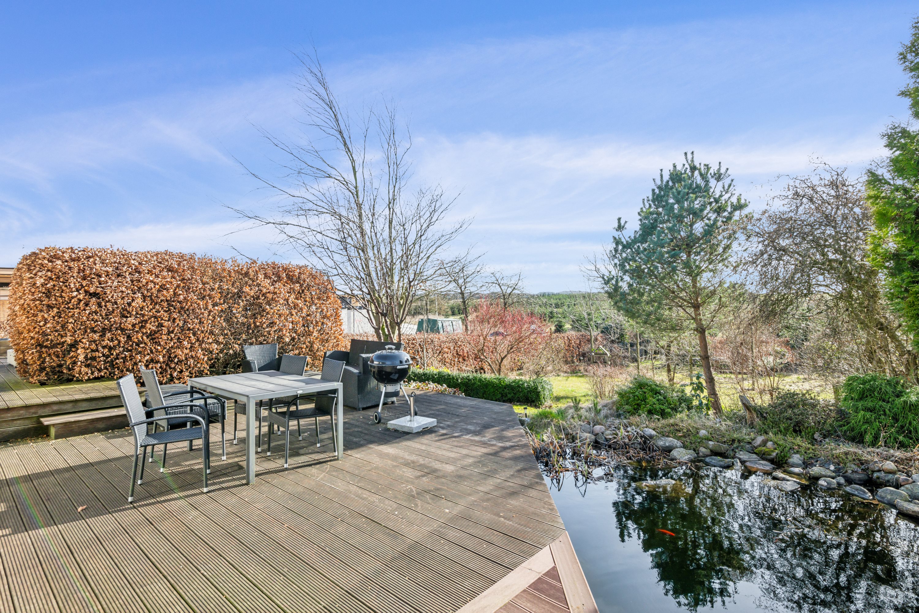 Fremhævet terrasse billede i fuldskærmstilstand. Billede af Buderupholmvej 19, 9530 Støvring