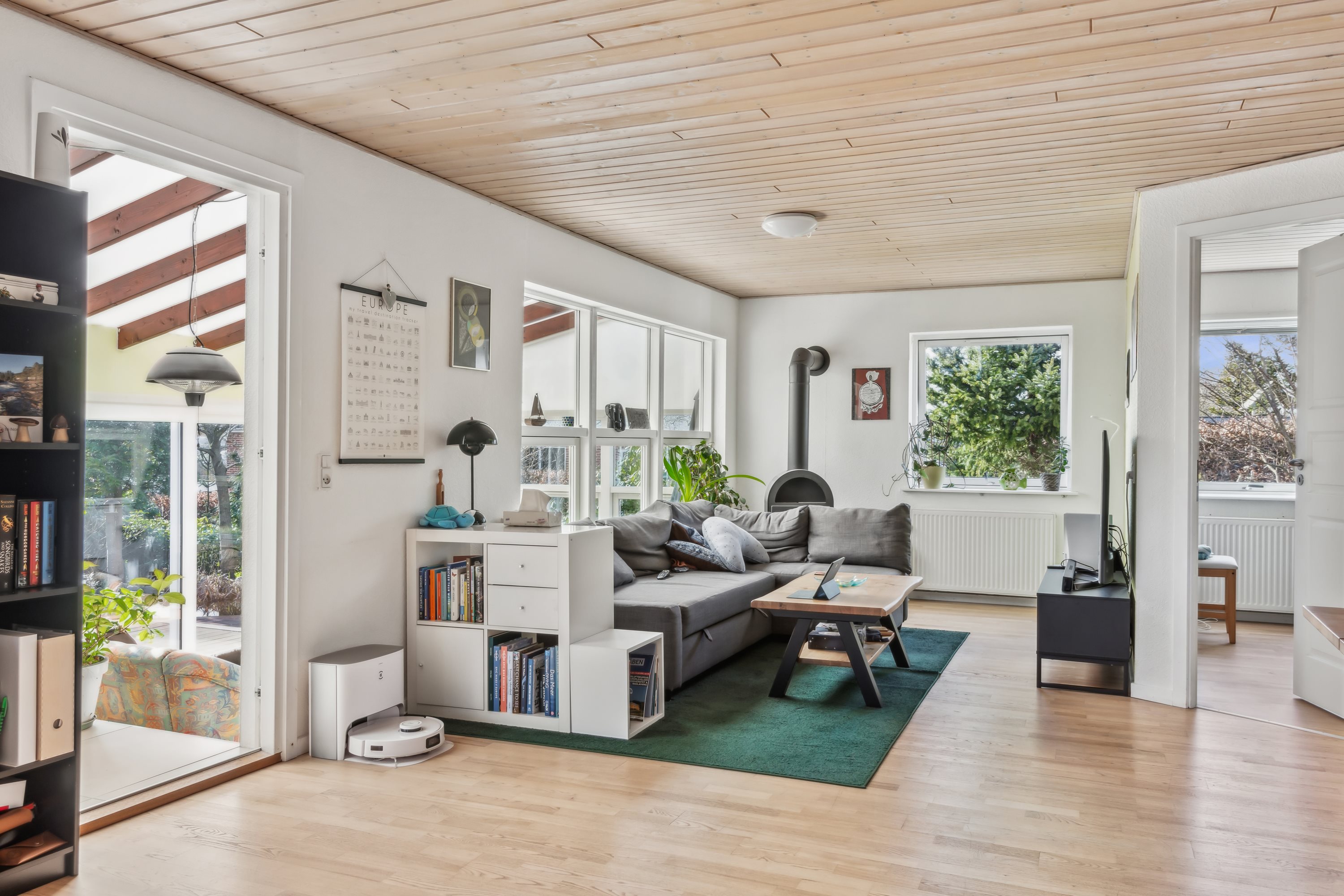 Fremhævet stue billede i fuldskærmstilstand. Billede af Buderupholmvej 19, 9530 Støvring