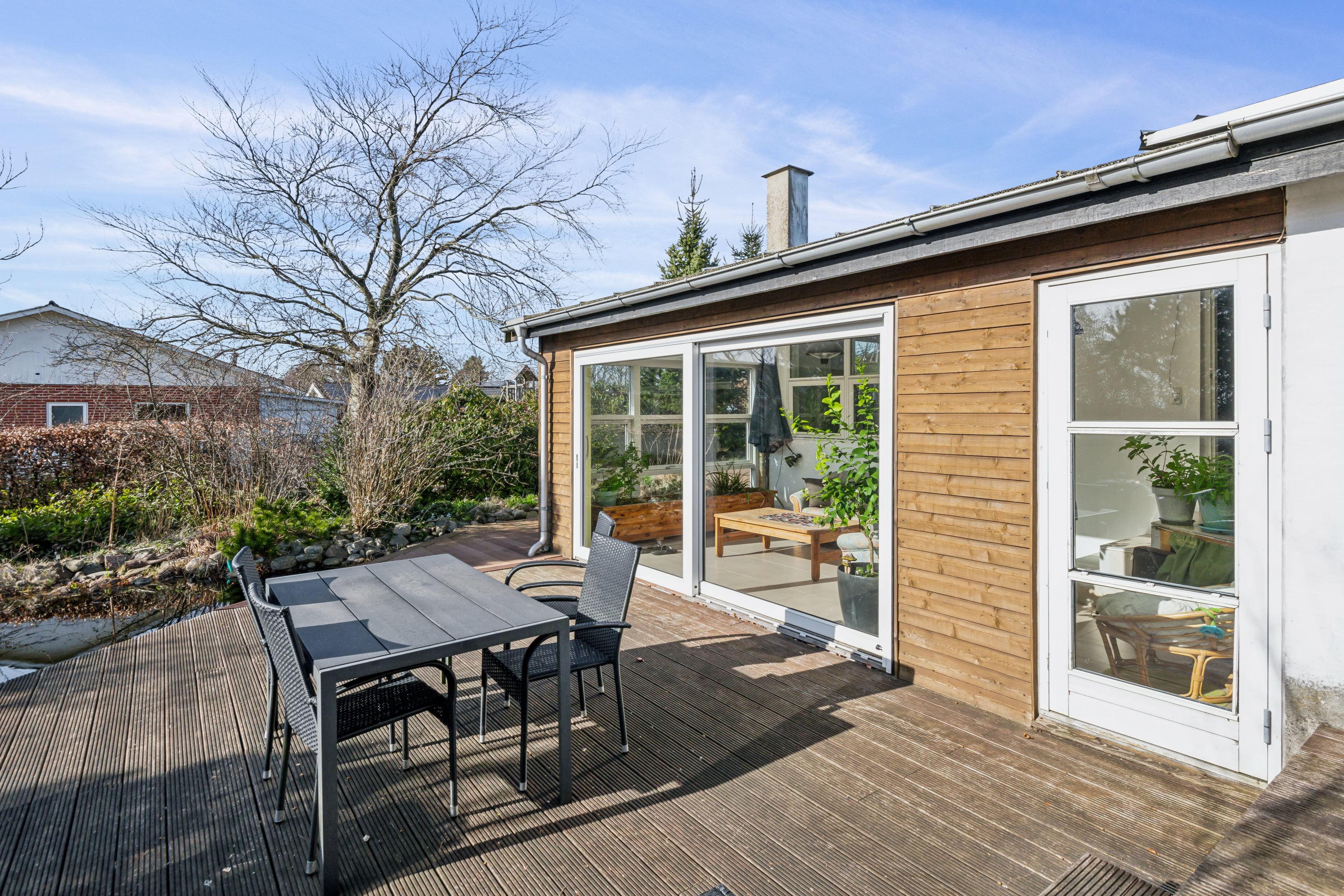 Fremhævet terrasse billede i fuldskærmstilstand. Billede af Buderupholmvej 19, 9530 Støvring