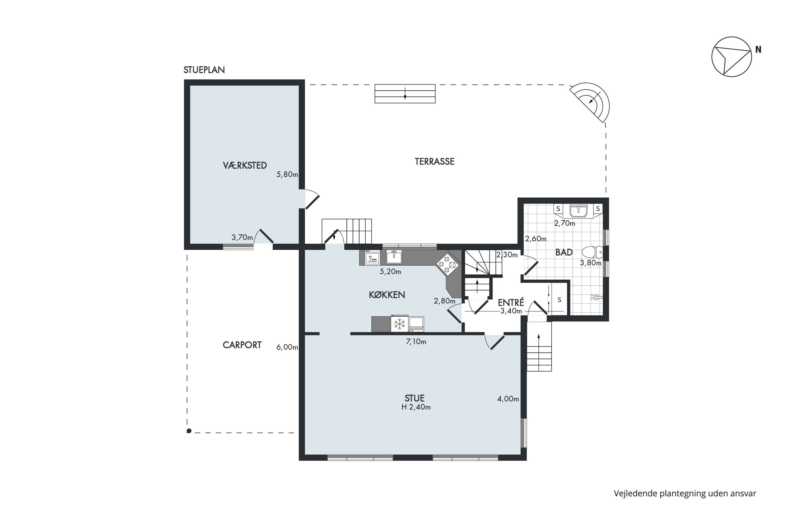Plantegninger billede af Skibelundvej 20, 8850 Bjerringbro