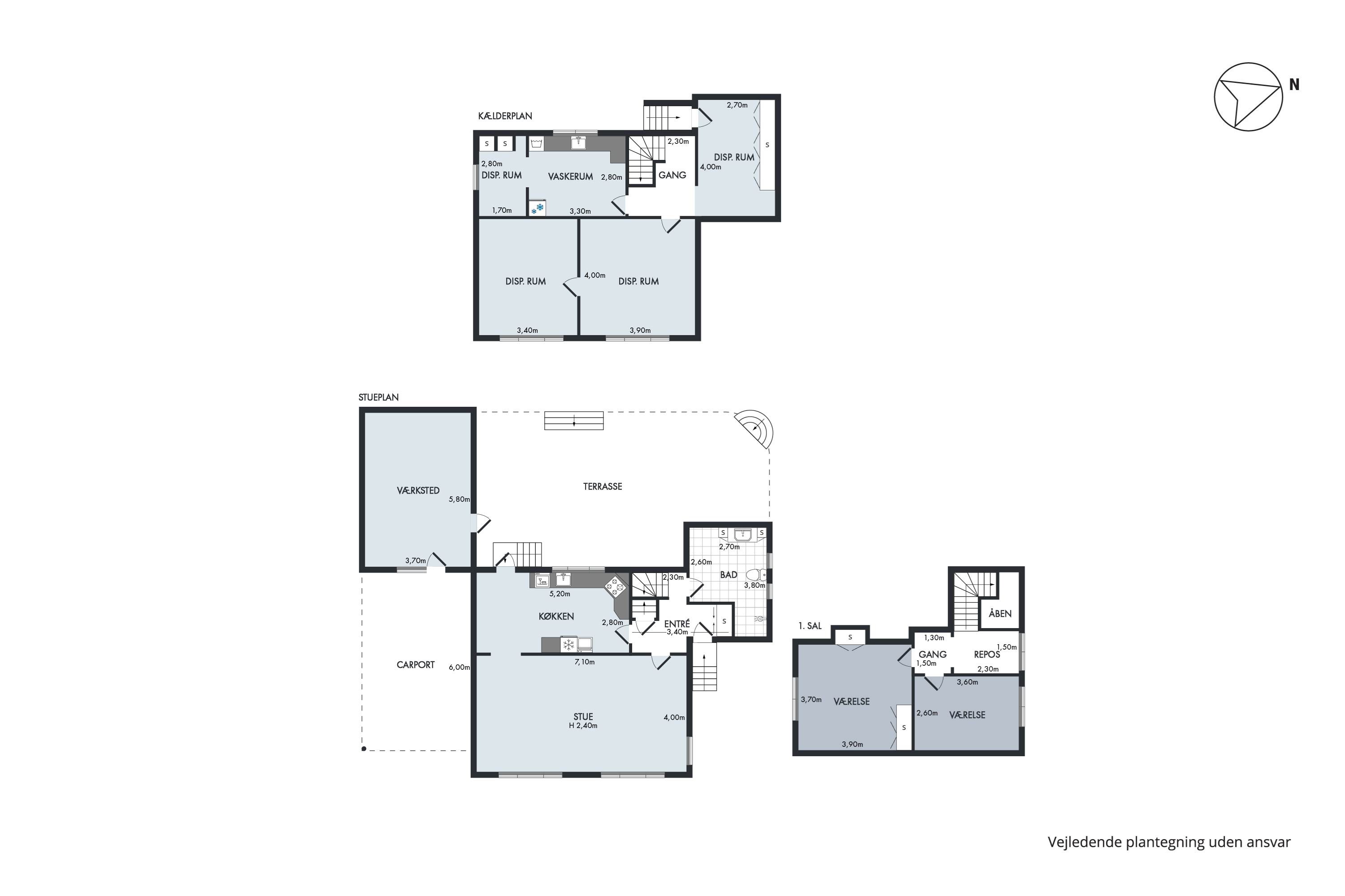 Plantegninger billede af Skibelundvej 20, 8850 Bjerringbro