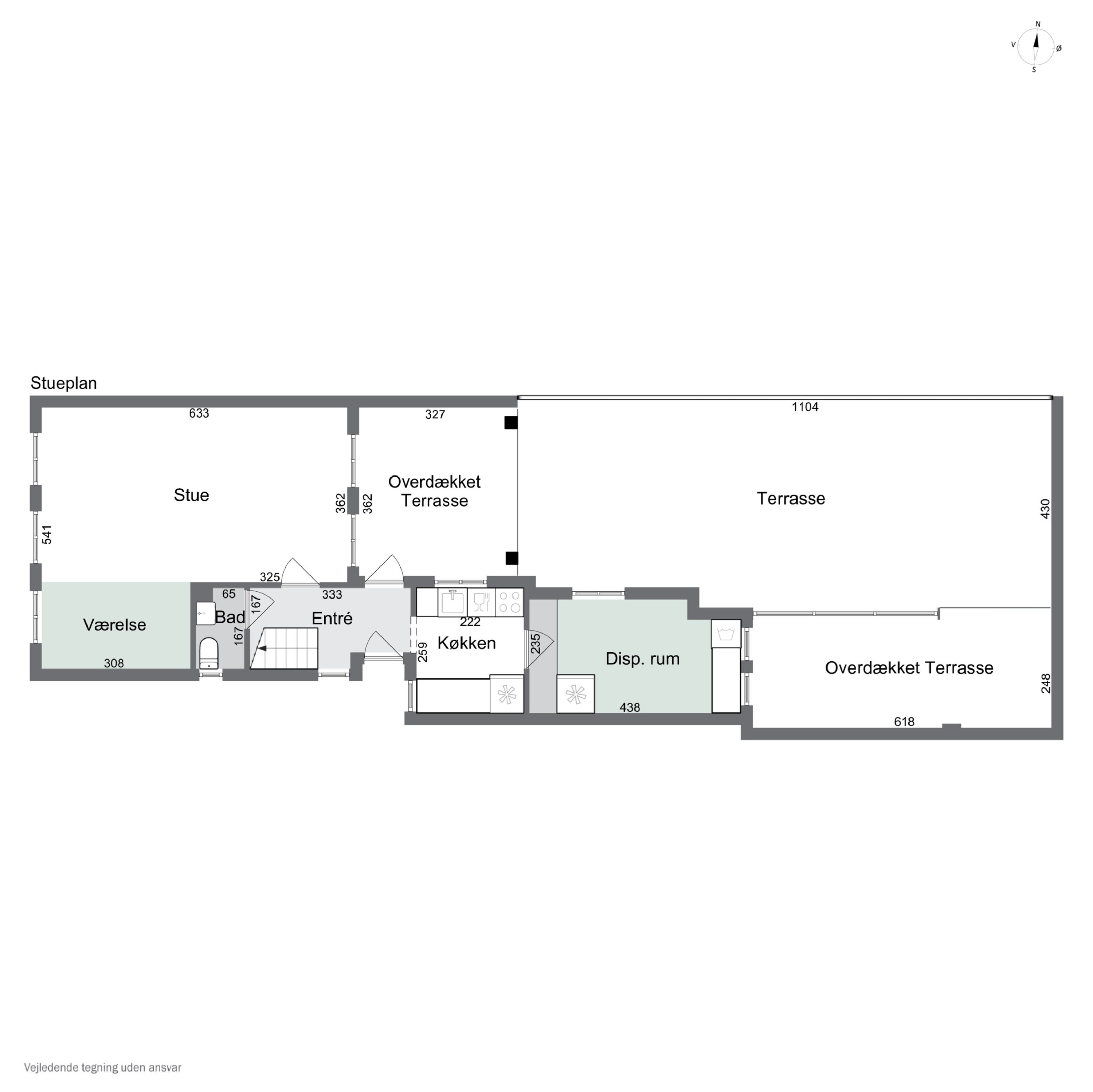 Plantegninger billede af Johnsens Tværvej 13, 3700 Rønne
