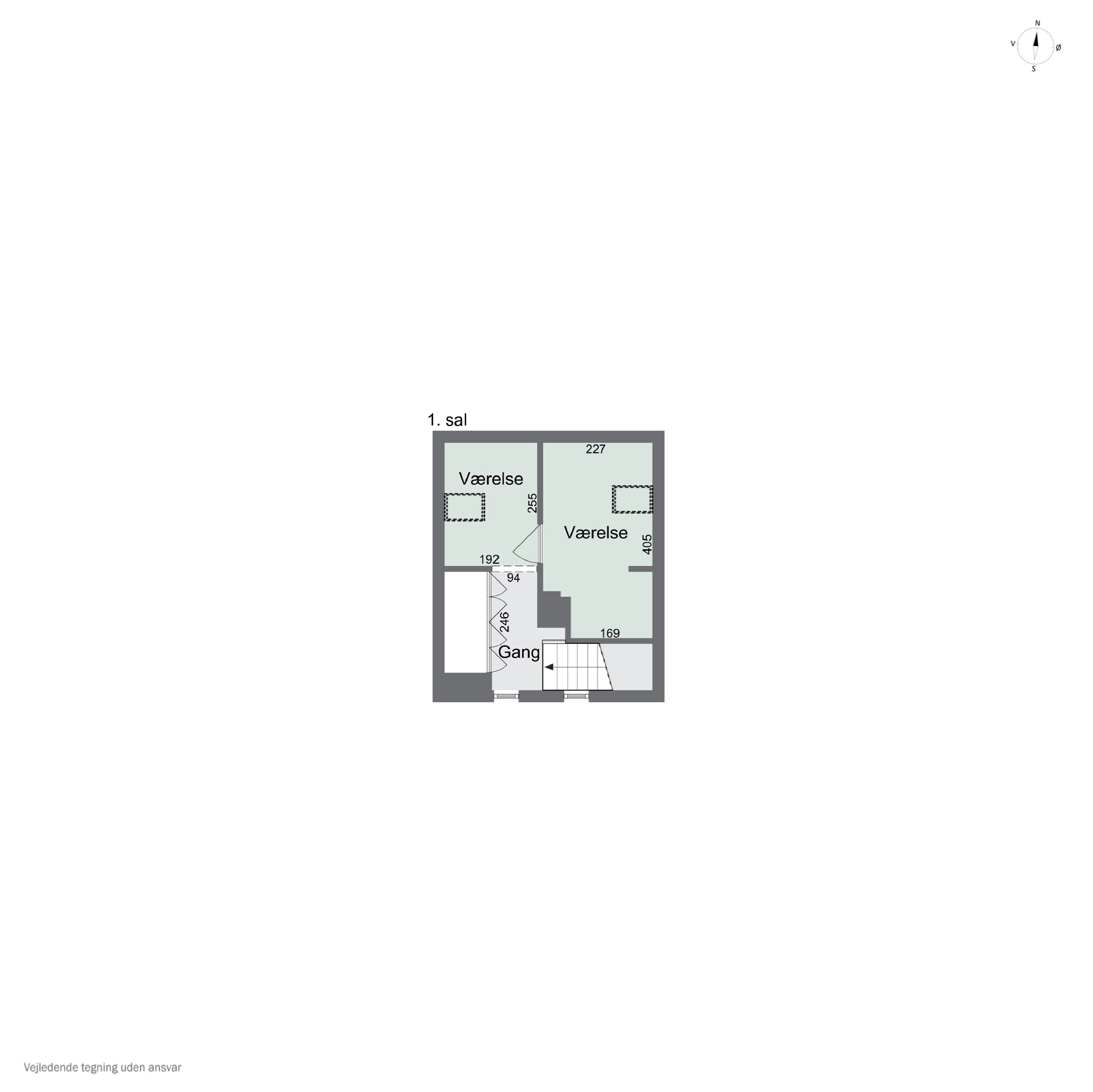Plantegninger billede af Johnsens Tværvej 13, 3700 Rønne