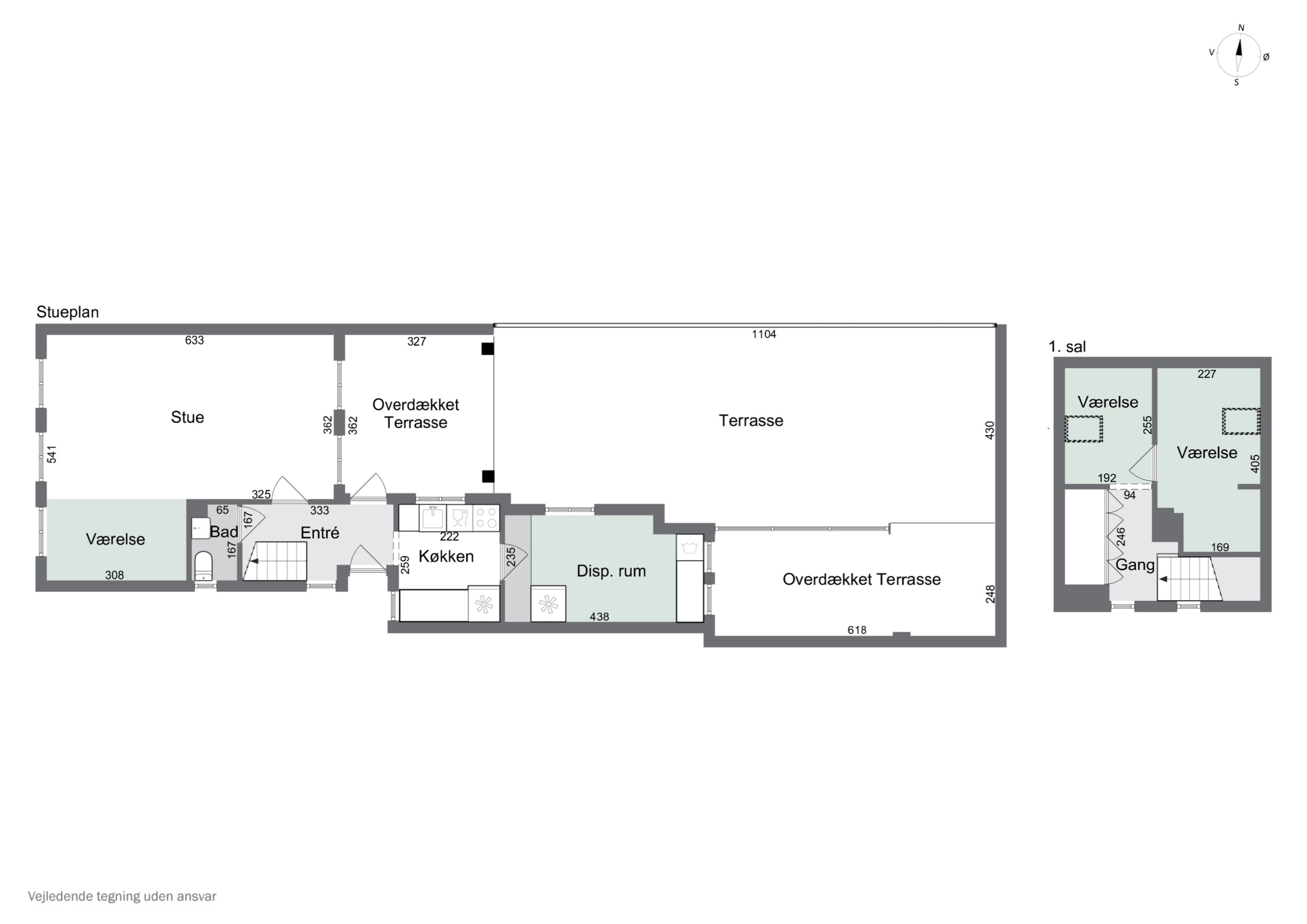Plantegninger billede af Johnsens Tværvej 13, 3700 Rønne