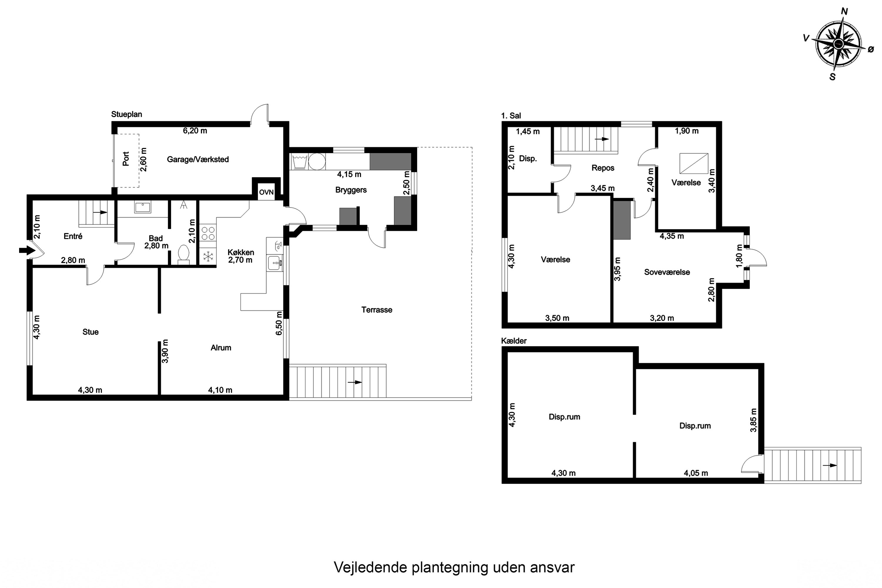 Plantegninger billede af Grundtvigs Alle 85, 6700 Esbjerg