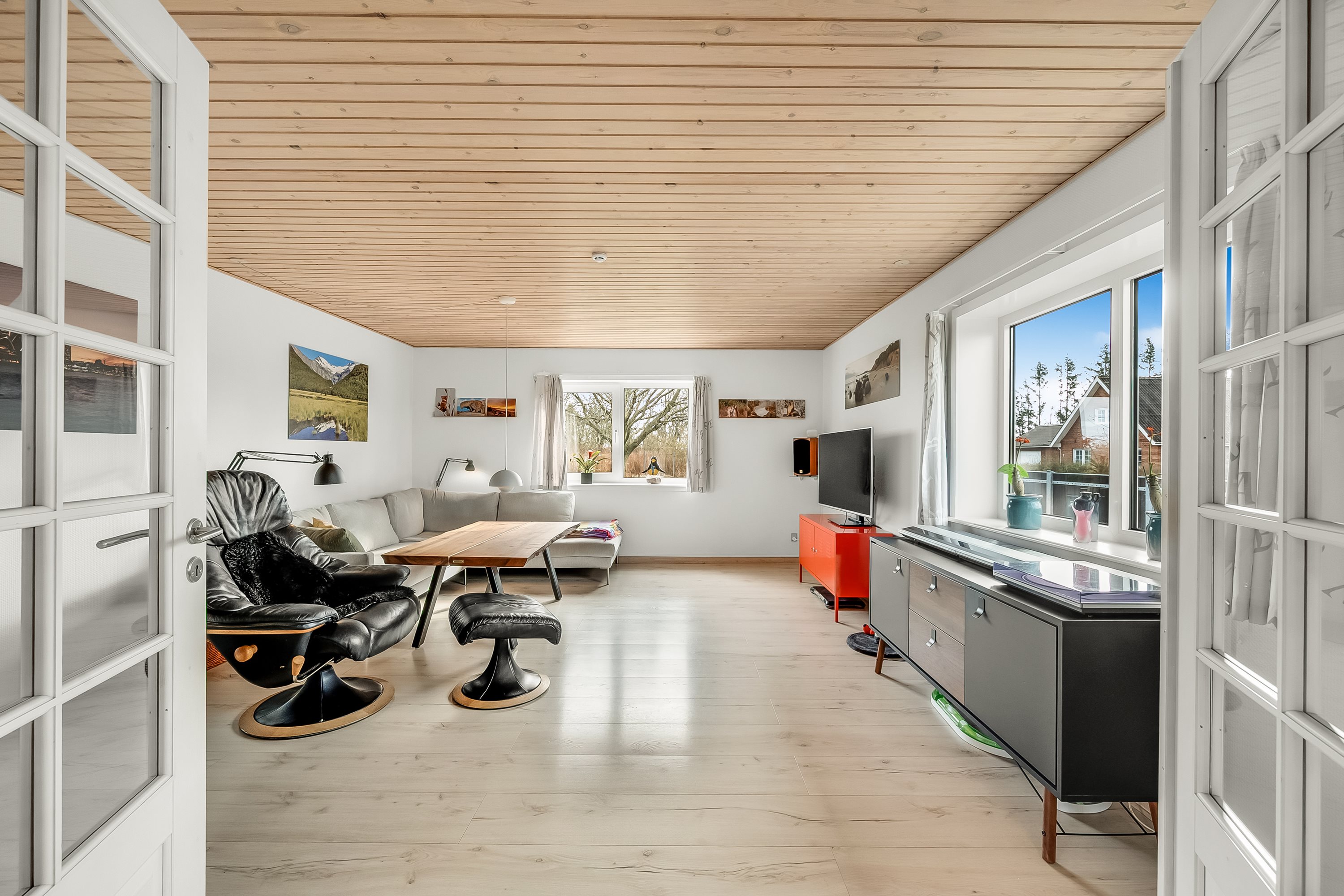 Fremhævet stue billede i fuldskærmstilstand. Billede af Tarmvej 6, Lønborg, 6880 Tarm