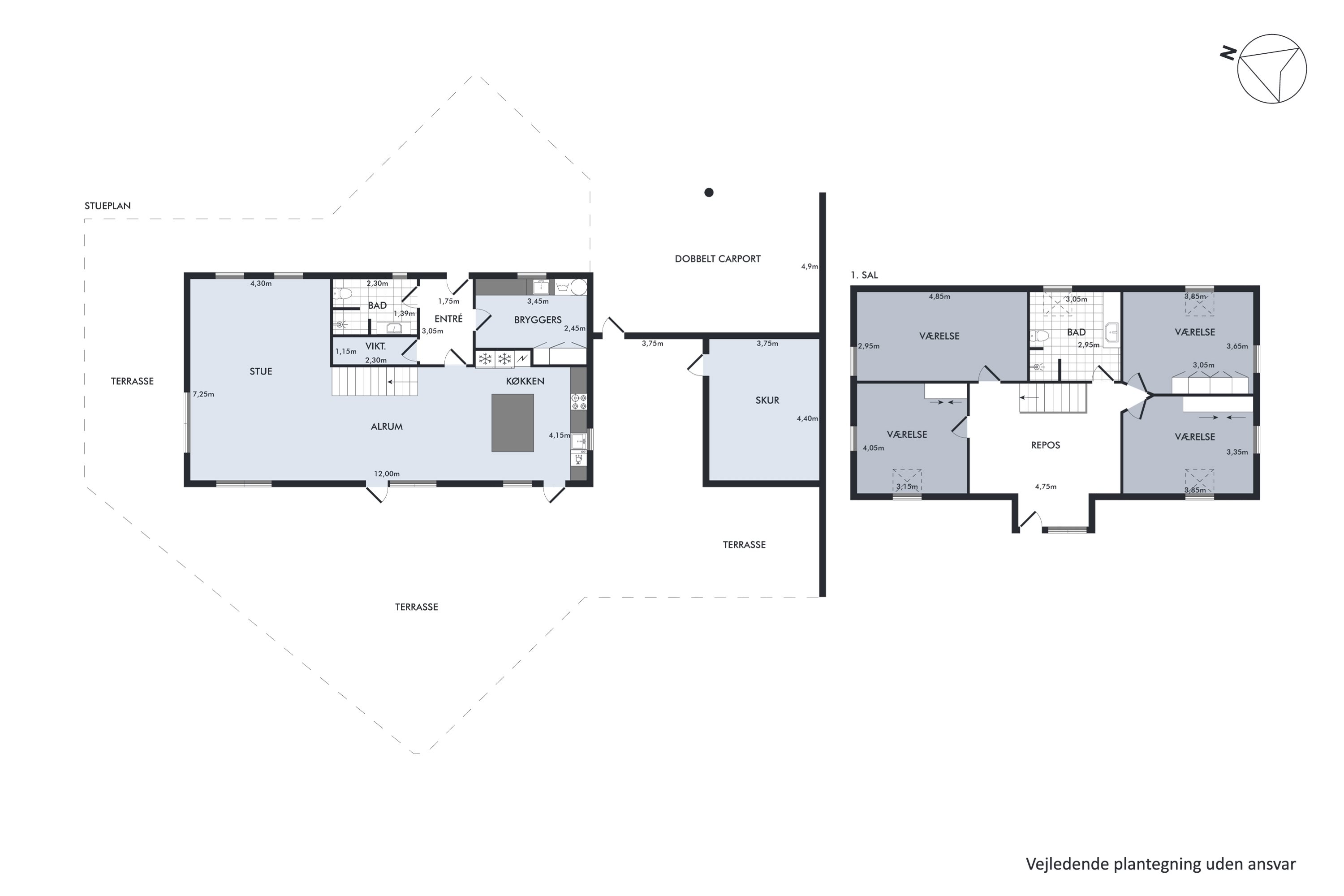 Plantegninger billede af Granvænget 15, 8990 Fårup
