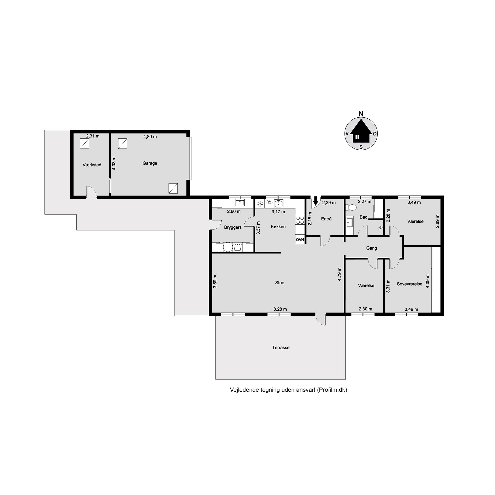 Plantegninger billede af Tyttebærvænget 11, Vonsild, 6000 Kolding