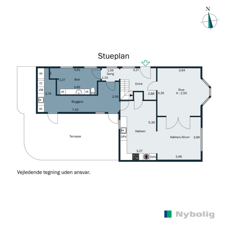 Plantegninger billede af Skodborg Stadionvej 2, Skodborg, 6630 Rødding