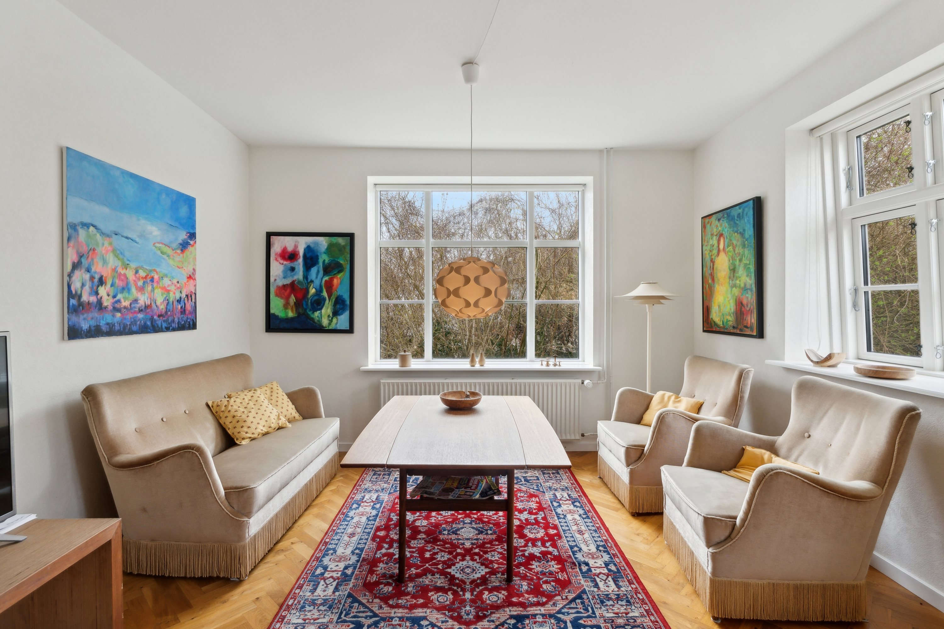 Fremhævet stue billede i fuldskærmstilstand. Billede af Bundgårdsballe 35, Nørreby, 5400 Bogense