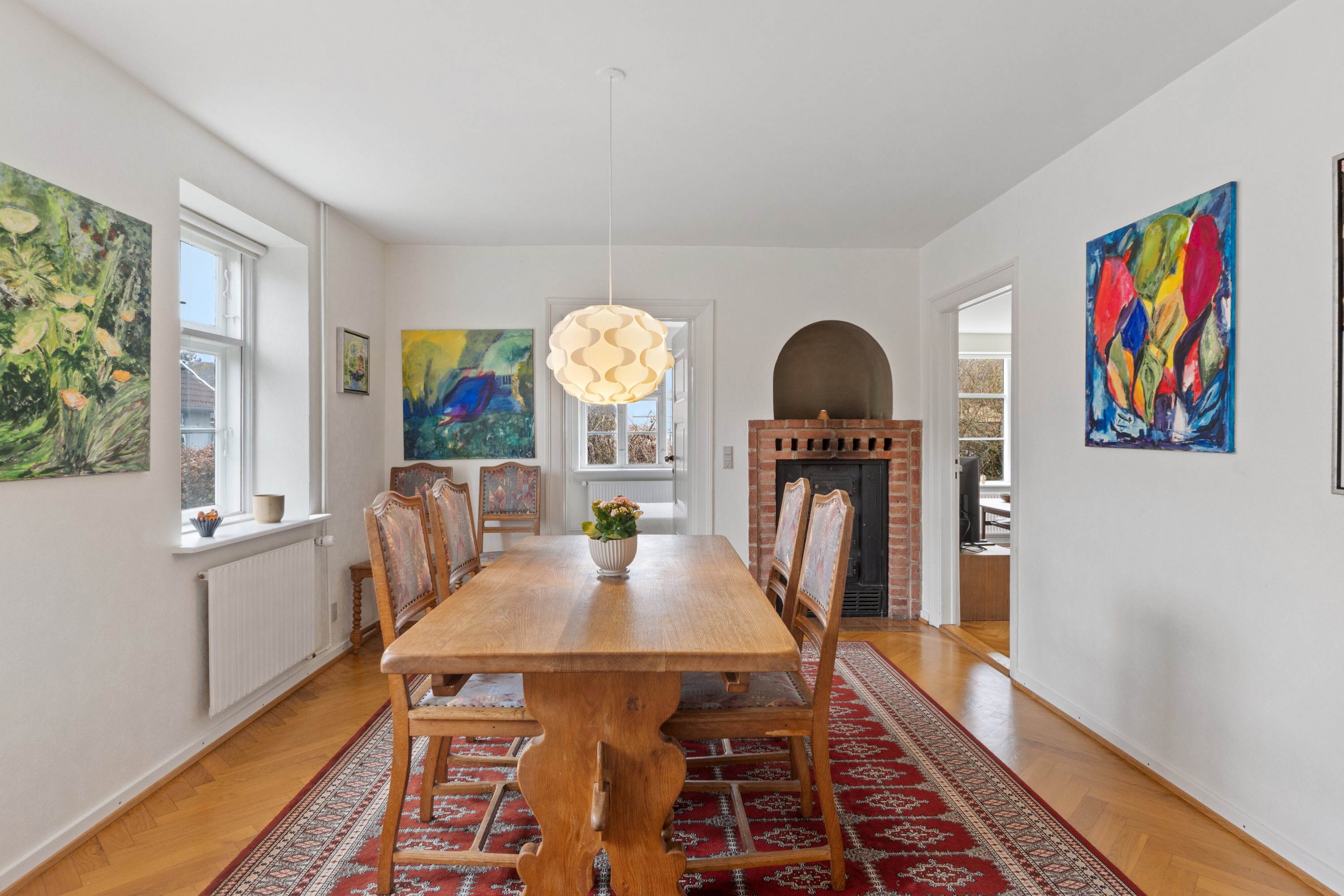 Fremhævet spisestue billede i fuldskærmstilstand. Billede af Bundgårdsballe 35, Nørreby, 5400 Bogense