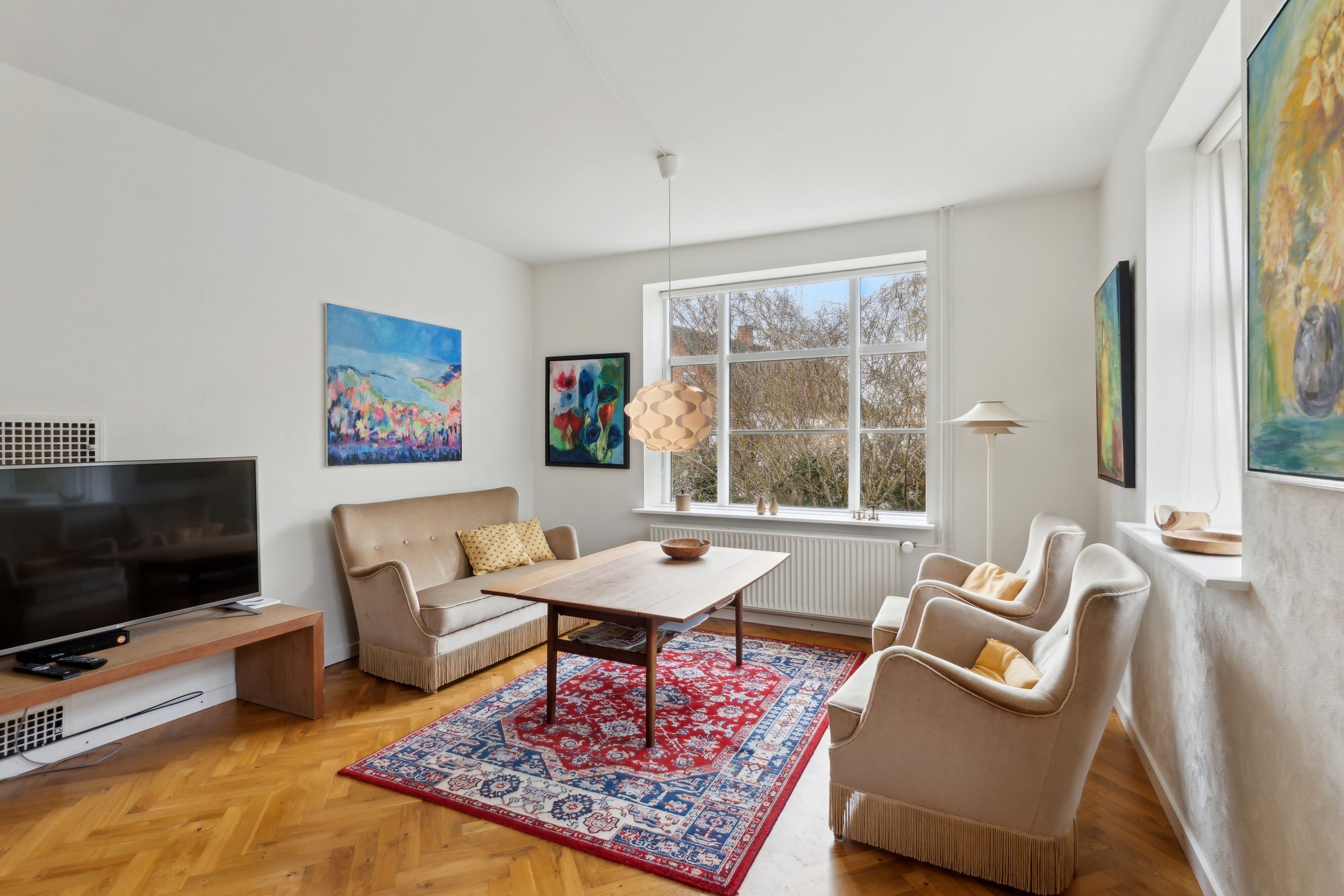 Fremhævet stue billede i fuldskærmstilstand. Billede af Bundgårdsballe 35, Nørreby, 5400 Bogense