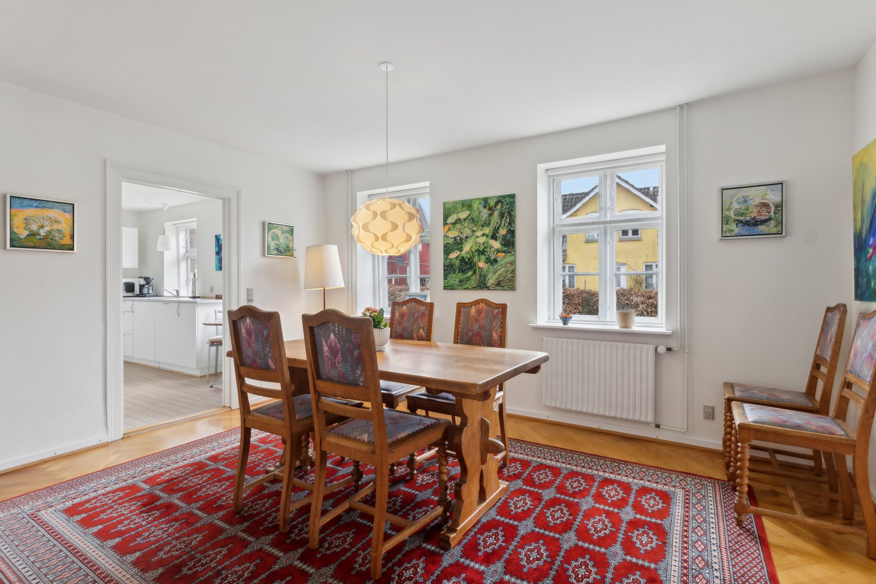 Fremhævet spisestue billede i fuldskærmstilstand. Billede af Bundgårdsballe 35, Nørreby, 5400 Bogense