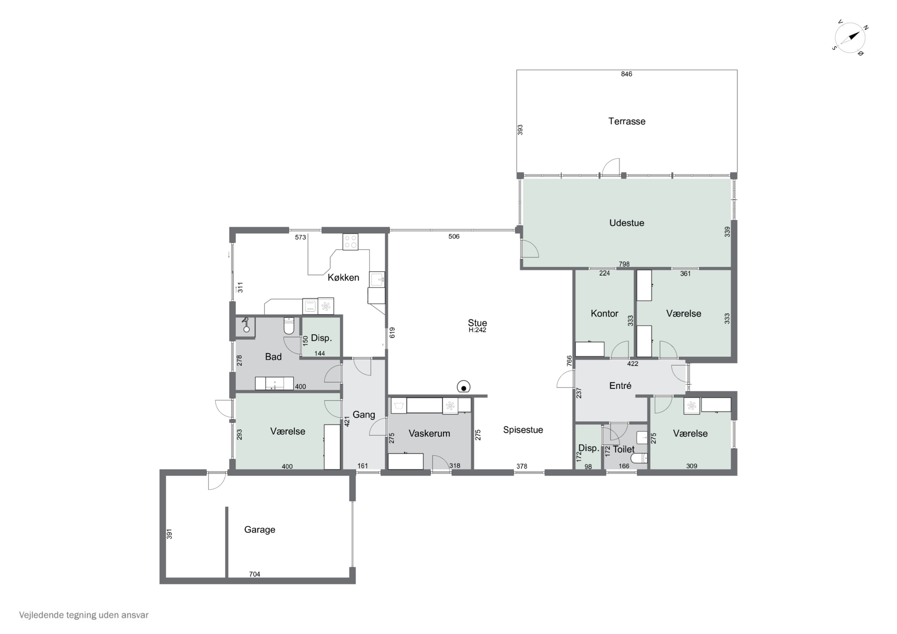 Plantegninger billede af Villavej 3, Østerild, 7700 Thisted
