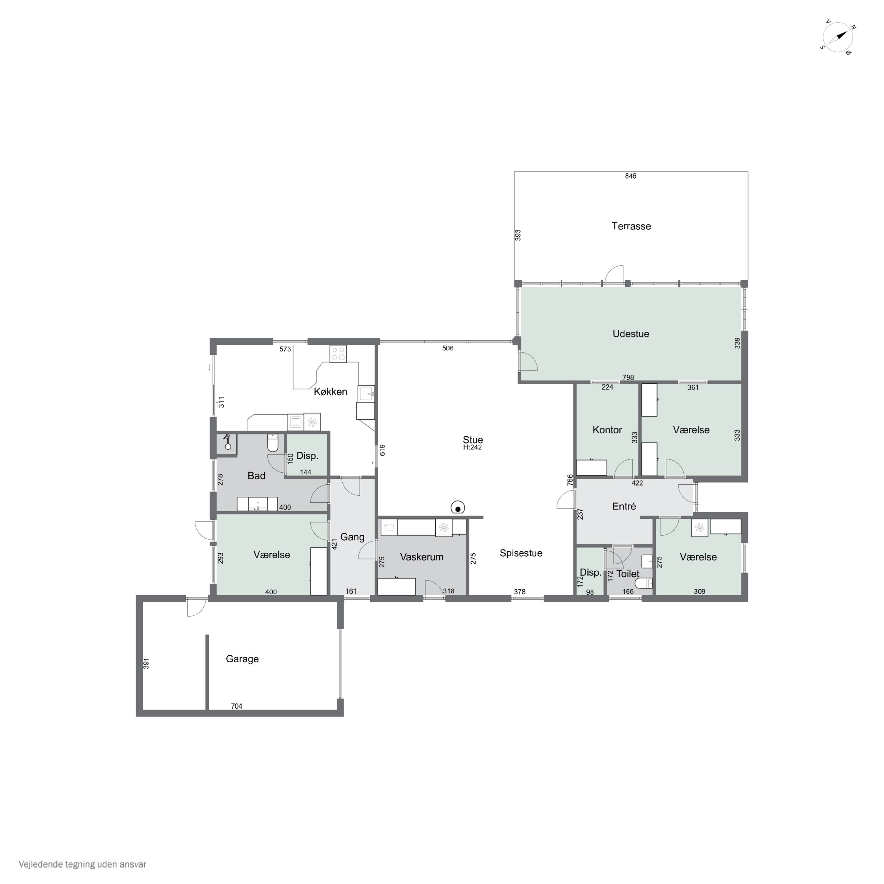 Plantegninger billede af Villavej 3, Østerild, 7700 Thisted