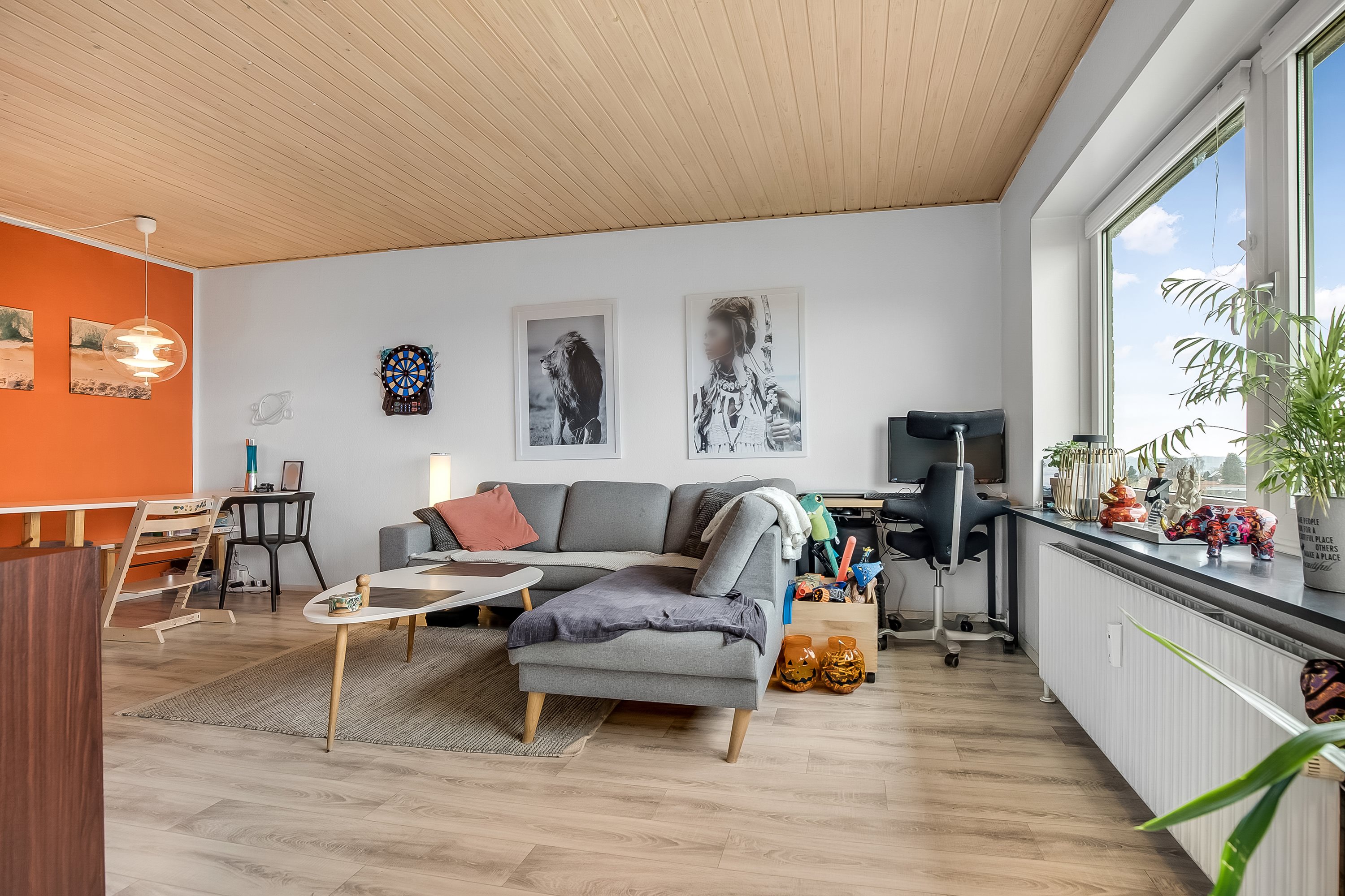 Fremhævet stue billede i fuldskærmstilstand. Billede af Nordlandsvej 68, 3., Uhrhøj, 7100 Vejle