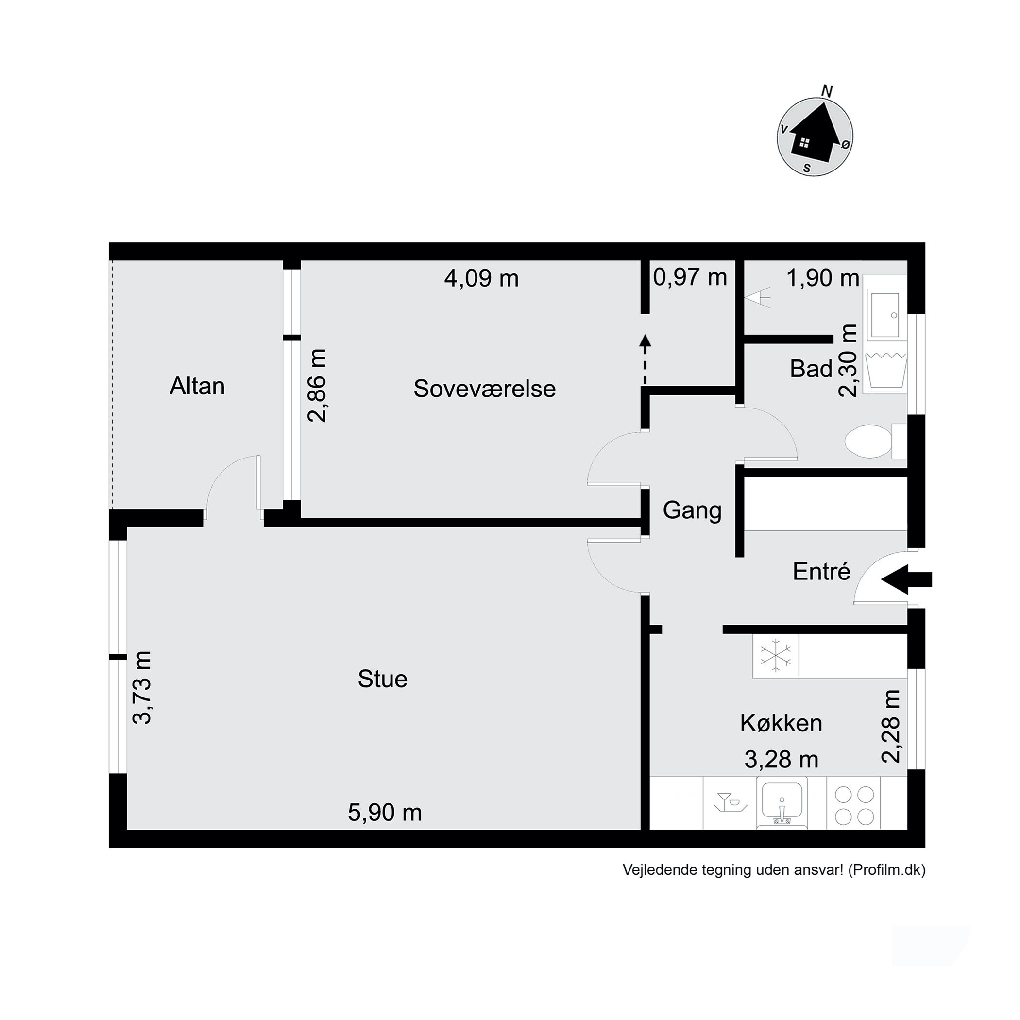 Plantegninger billede af Nordlandsvej 68, 3., Uhrhøj, 7100 Vejle
