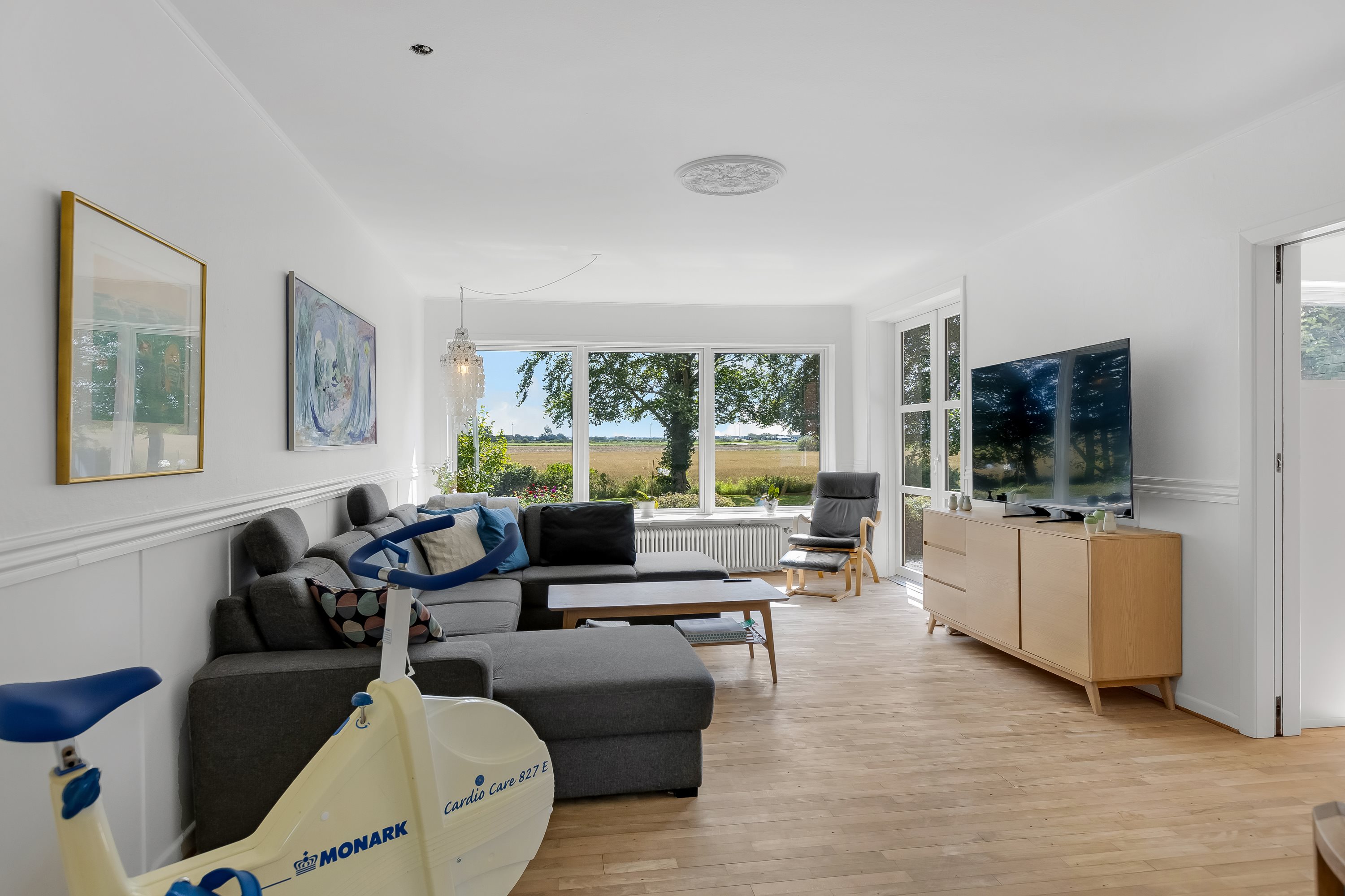 Fremhævet stue billede i fuldskærmstilstand. Billede af Mejerholmvej 1, 6270 Tønder