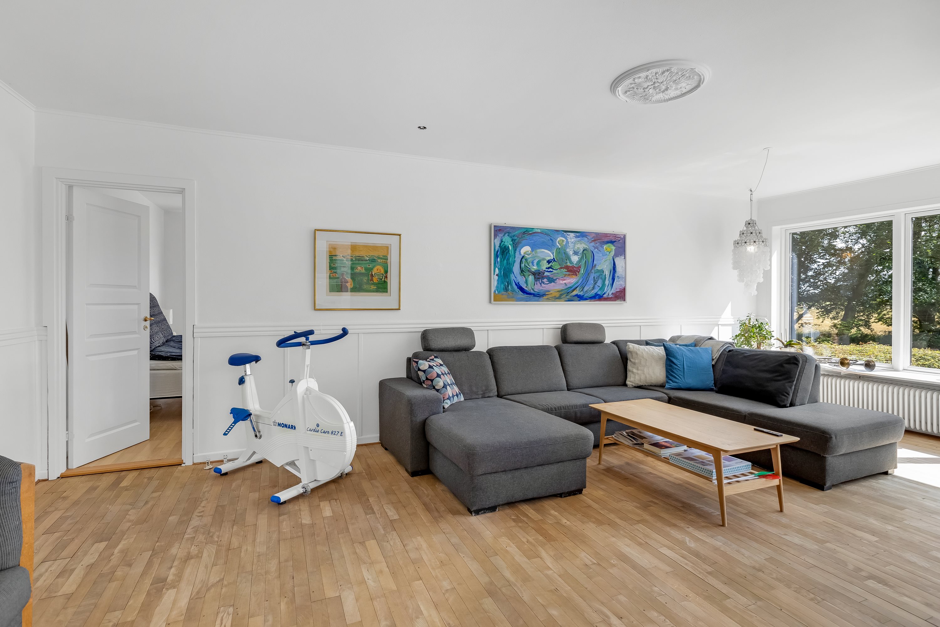 Fremhævet stue billede i fuldskærmstilstand. Billede af Mejerholmvej 1, 6270 Tønder