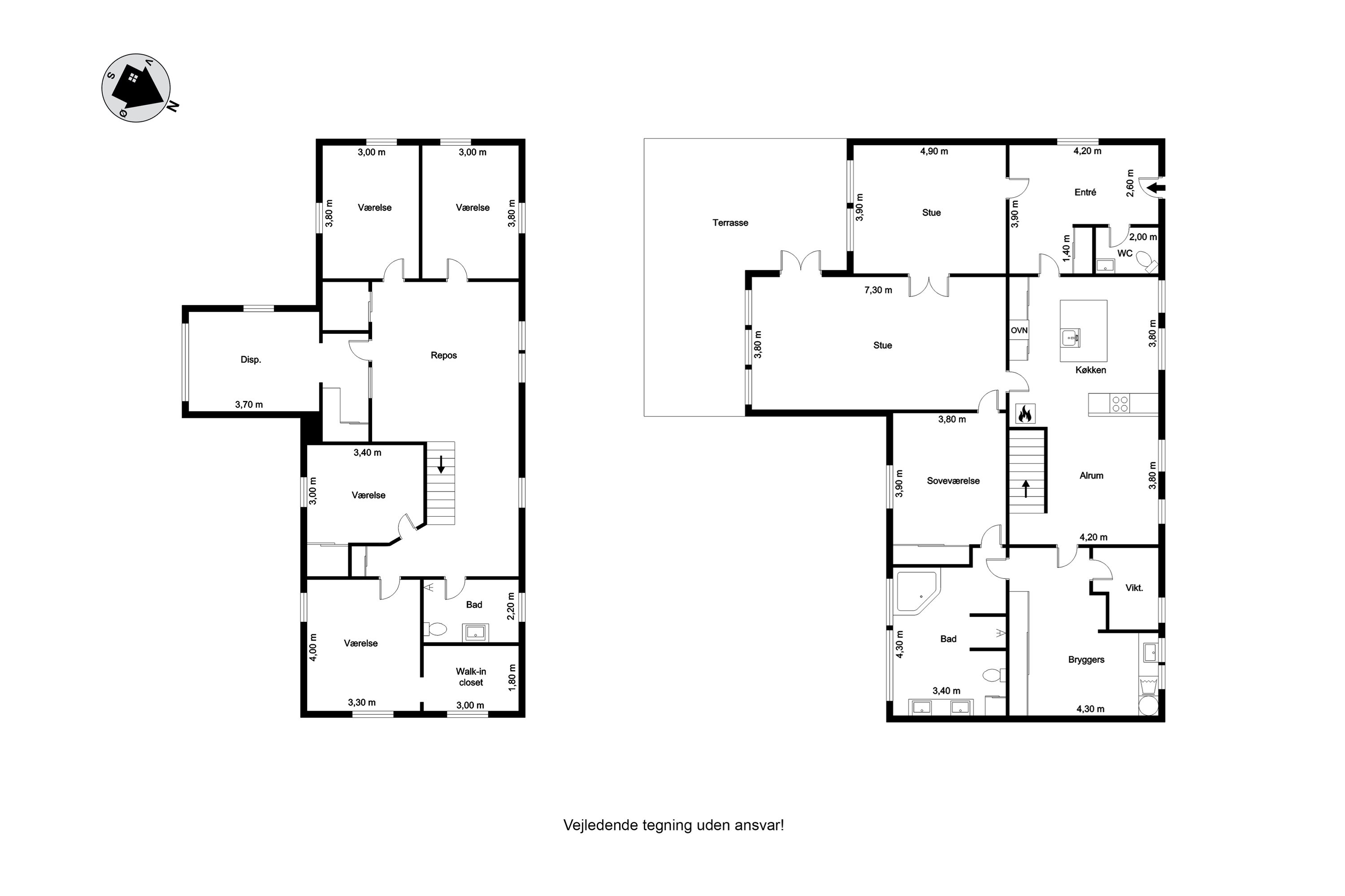 Plantegninger billede af Mejerholmvej 1, 6270 Tønder