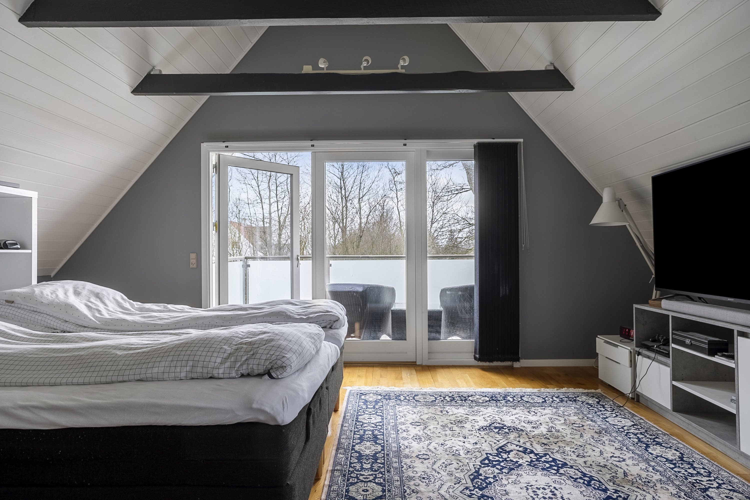 Fremhævet soveværelse billede i fuldskærmstilstand. Billede af Isbjerg Møllevej 66, 6800 Varde