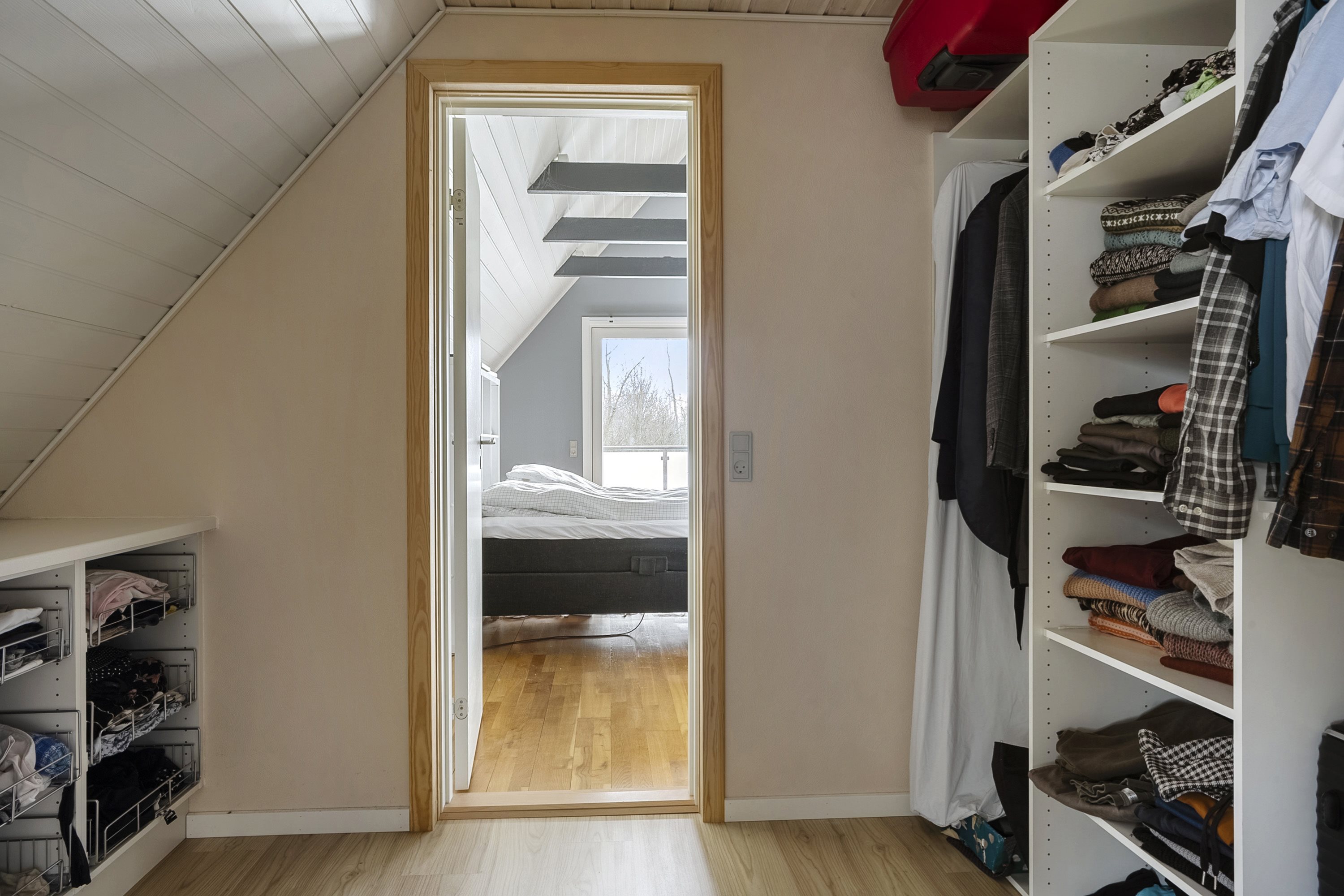 Fremhævet soveværelse billede i fuldskærmstilstand. Billede af Isbjerg Møllevej 66, 6800 Varde