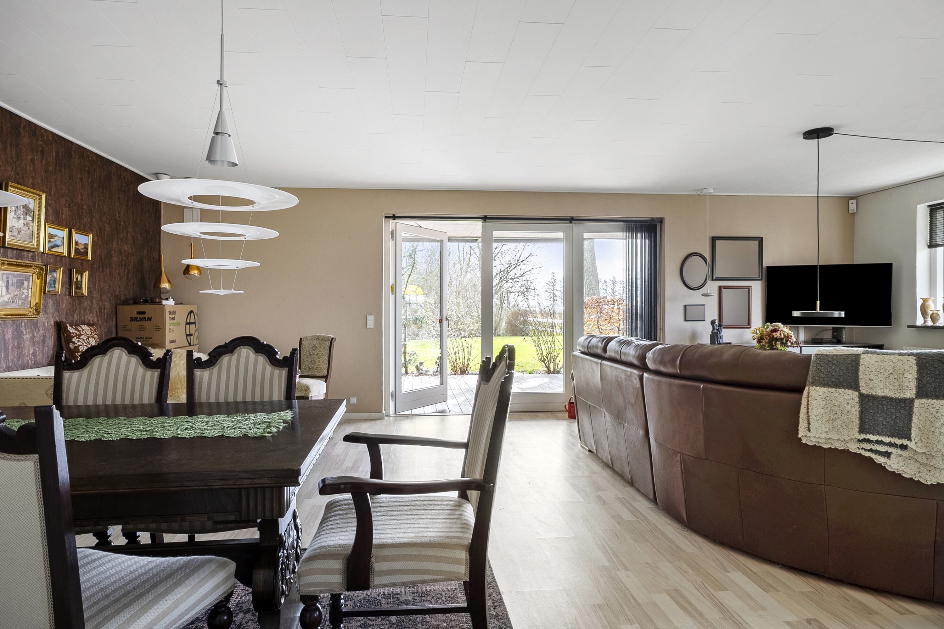 Fremhævet spisestue billede i fuldskærmstilstand. Billede af Isbjerg Møllevej 66, 6800 Varde