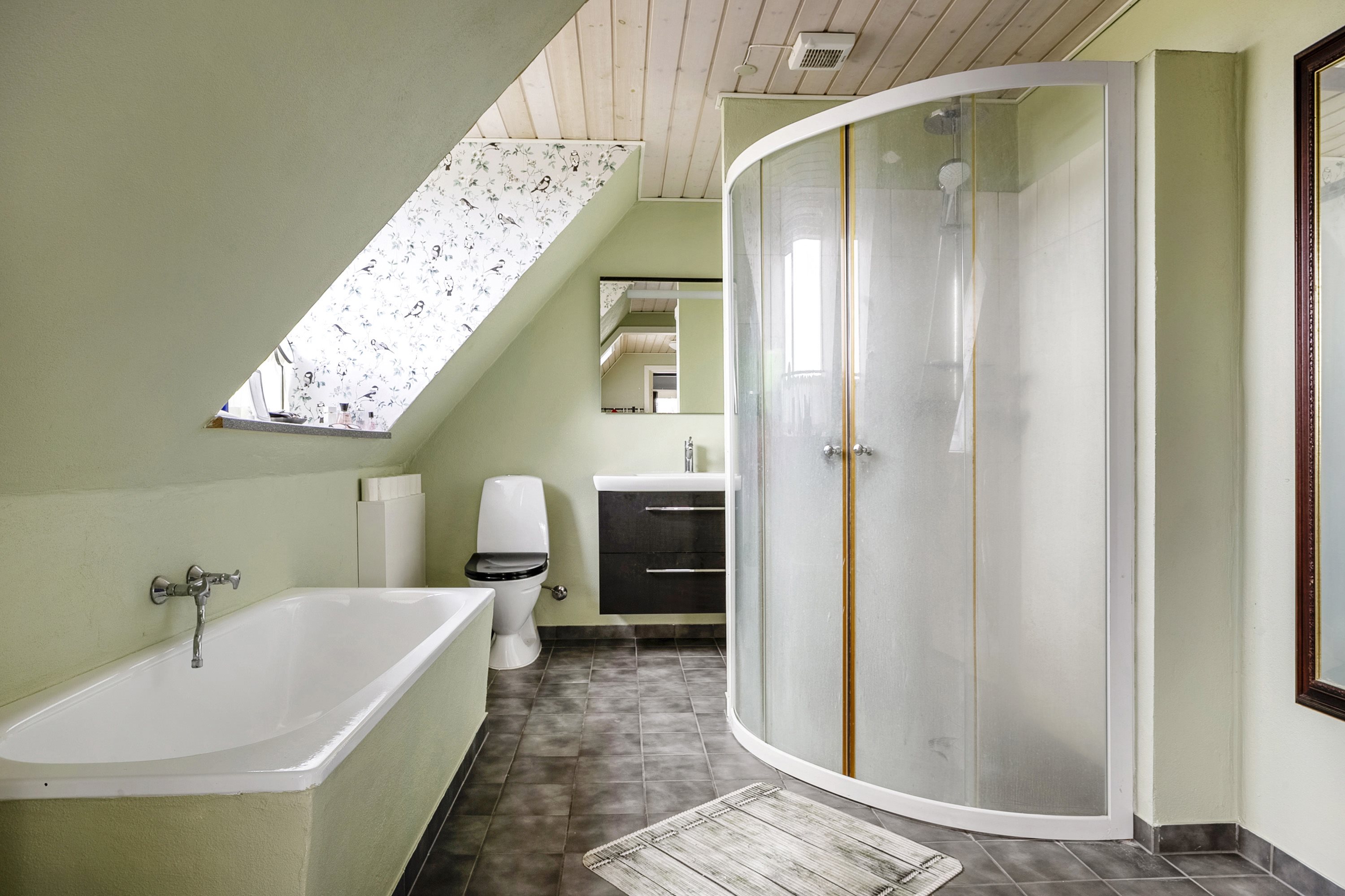 Fremhævet badeværelse billede i fuldskærmstilstand. Billede af Isbjerg Møllevej 66, 6800 Varde