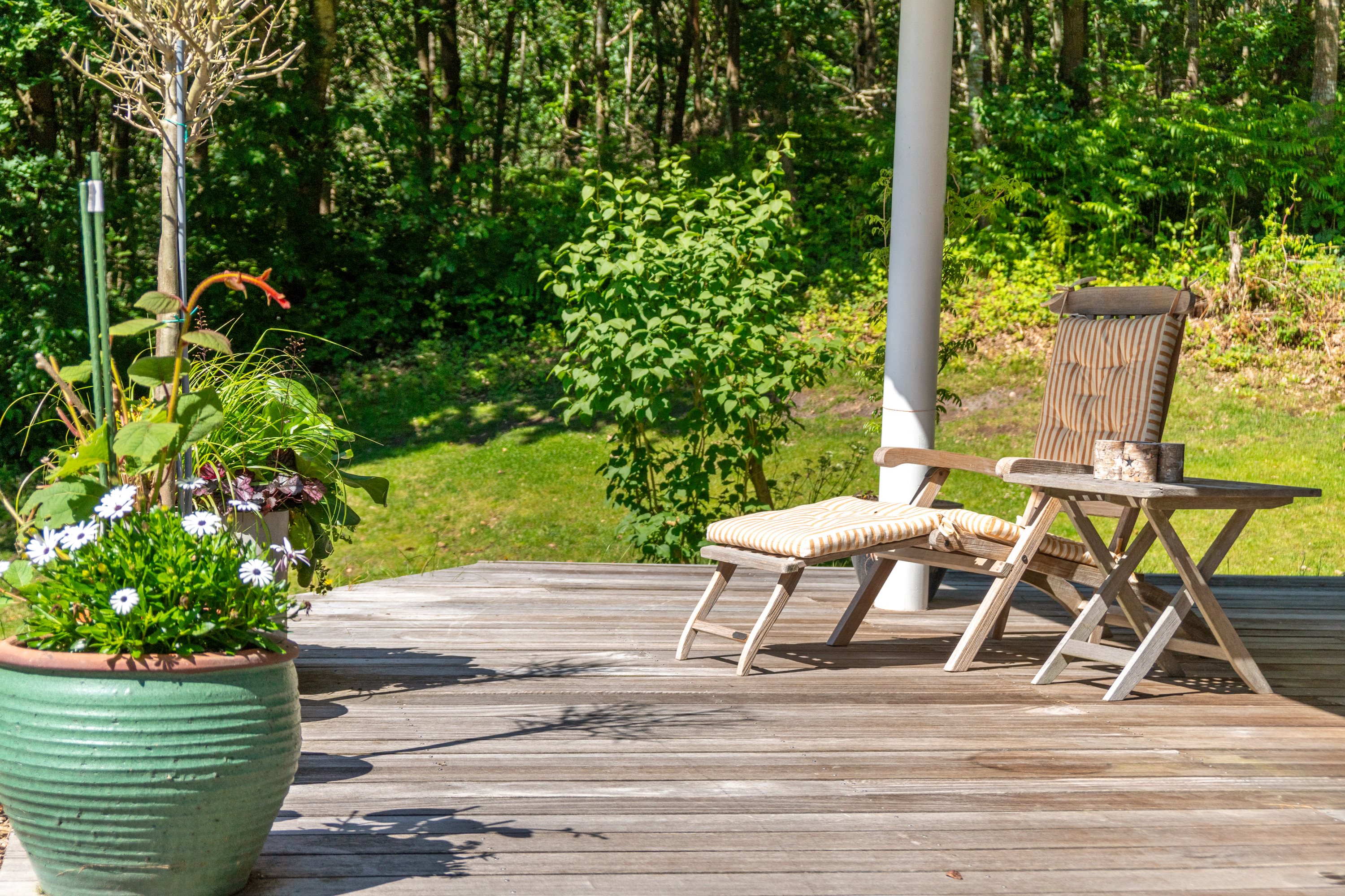Fremhævet terrasse billede i fuldskærmstilstand. Billede af Gimlesvej 1A, 8600 Silkeborg