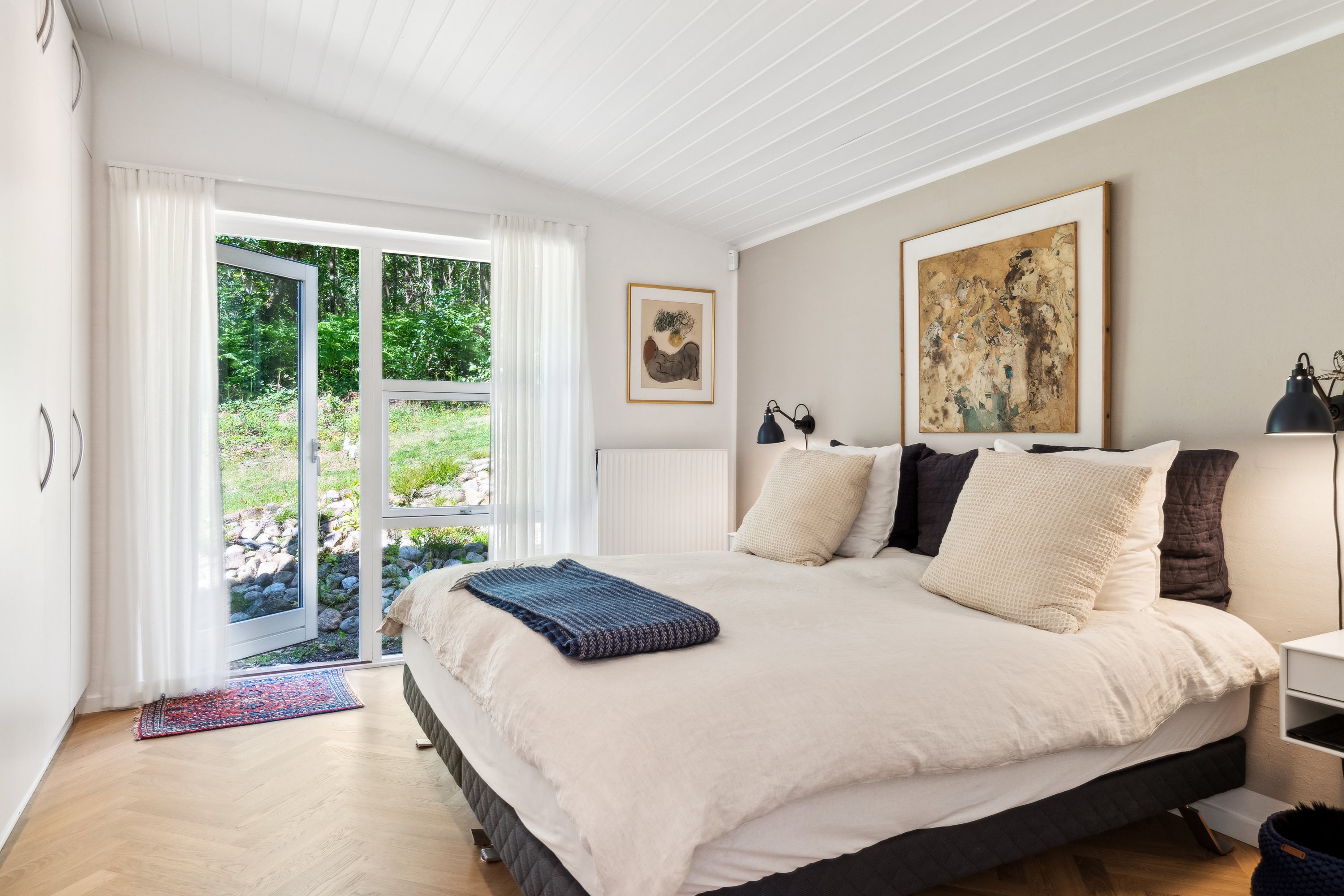 Fremhævet soveværelse billede i fuldskærmstilstand. Billede af Gimlesvej 1A, 8600 Silkeborg