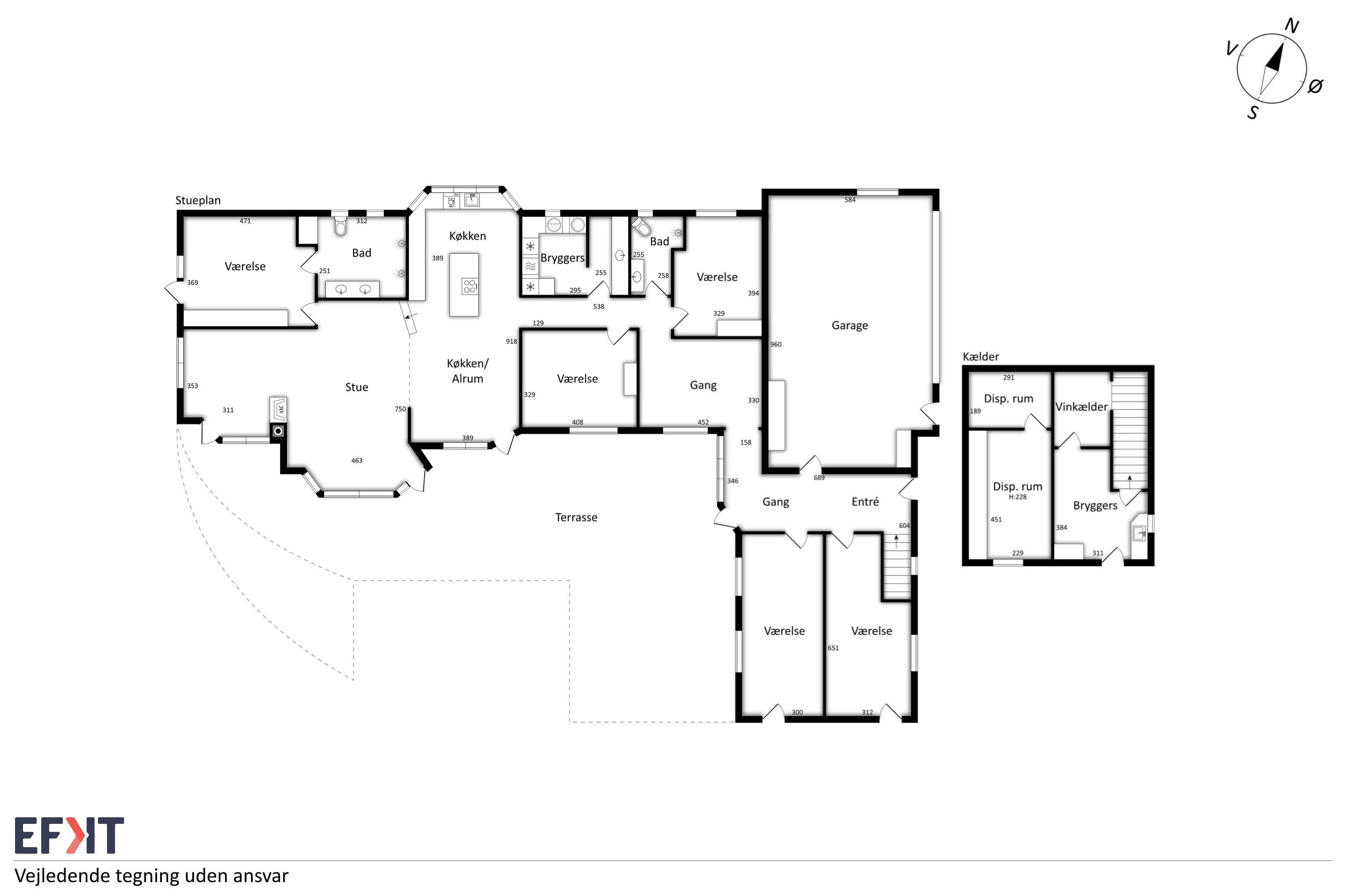 Plantegninger billede af Gimlesvej 1A, 8600 Silkeborg