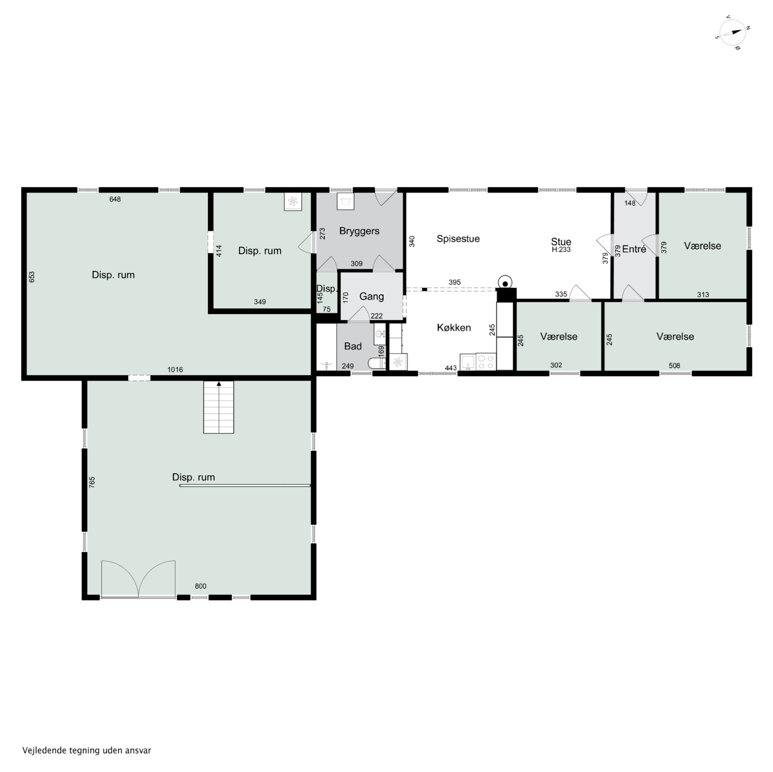 Plantegninger billede af Lyngbyvej 24, Lyngby, 7755 Bedsted Thy