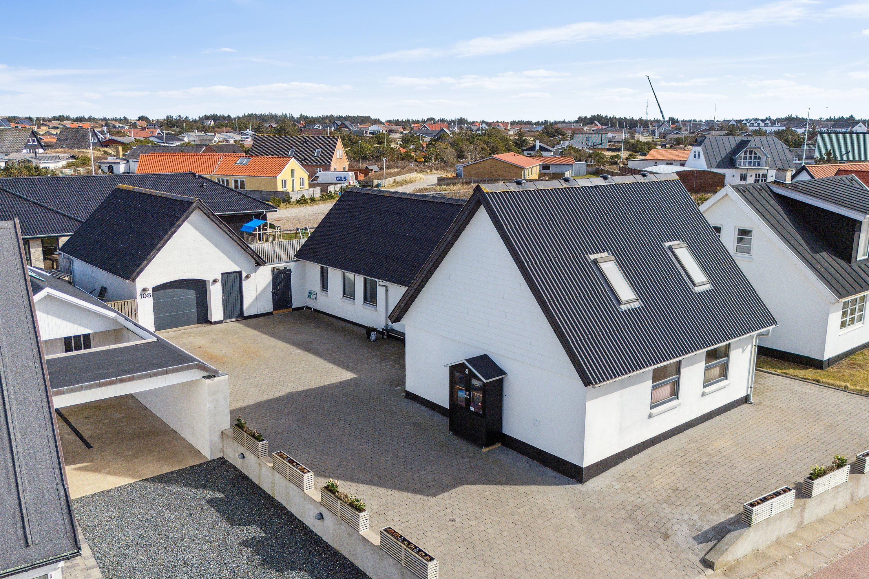 Fremhævet luftfoto billede i fuldskærmstilstand. Billede af Vesterhavsgade 108, Vorupør, 7700 Thisted