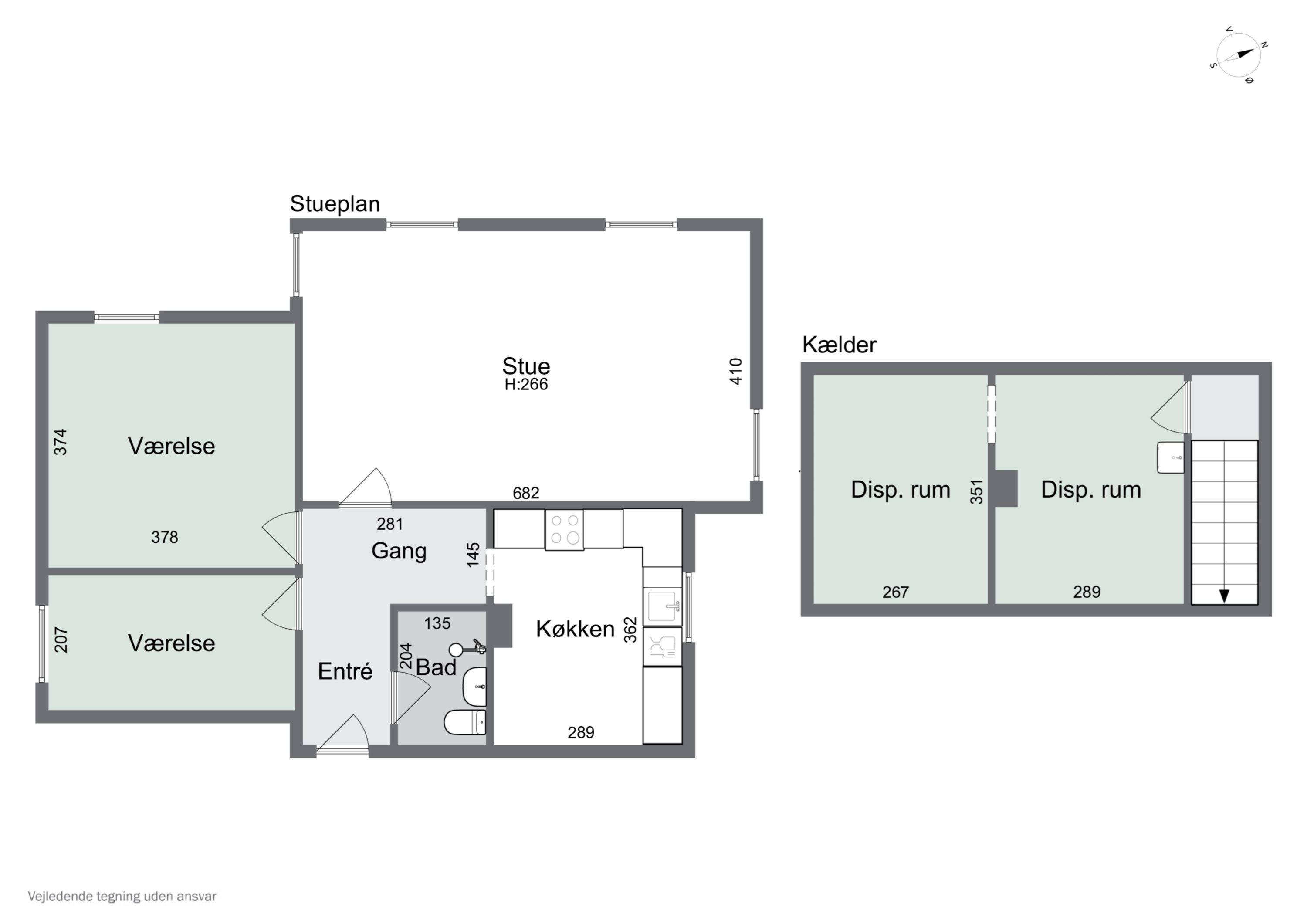 Plantegninger billede af Sundbrovej 51, 5700 Svendborg