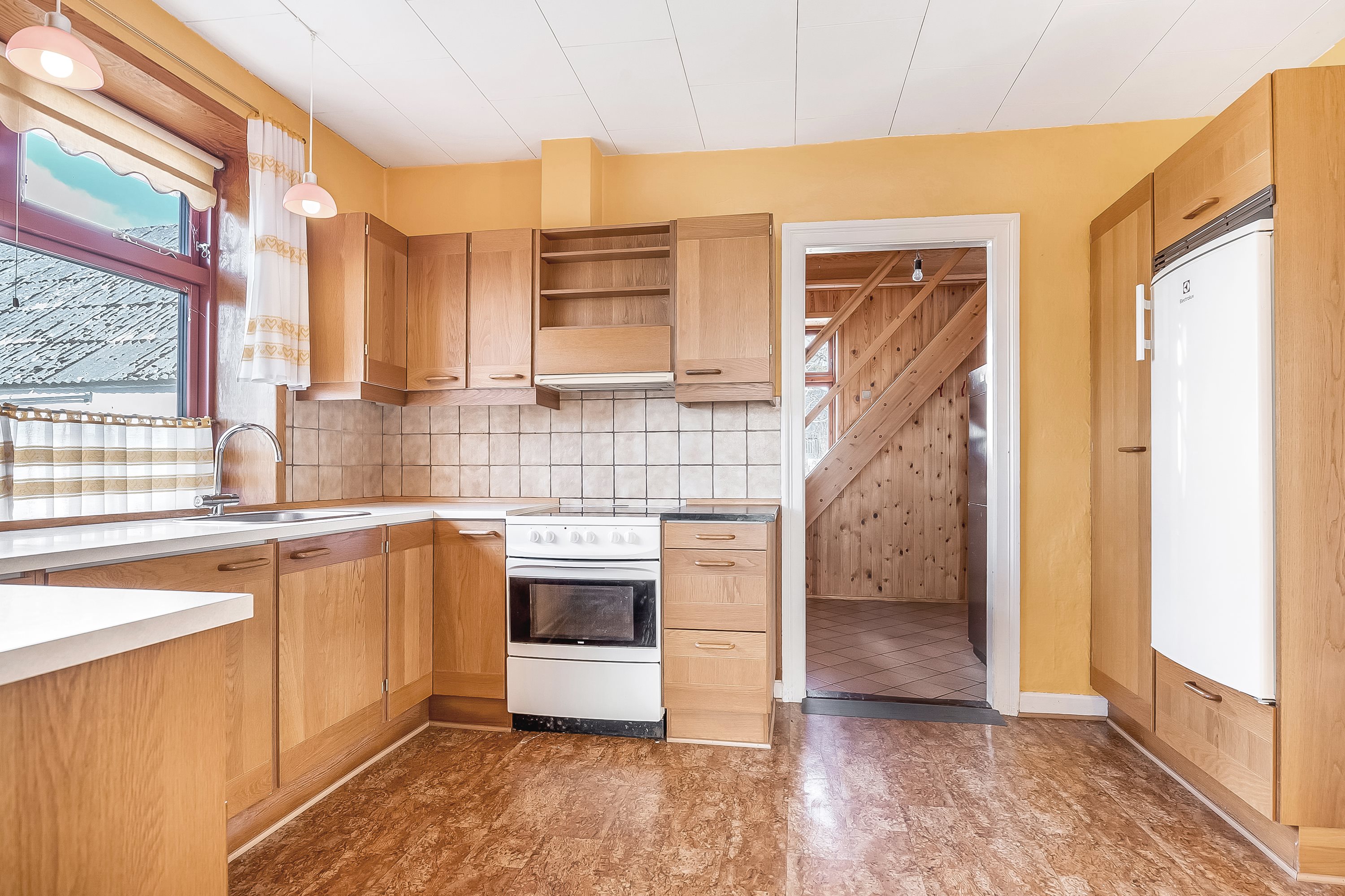 Fremhævet køkken billede i fuldskærmstilstand. Billede af Riglandsegvej 5, Drenderup, 6580 Vamdrup