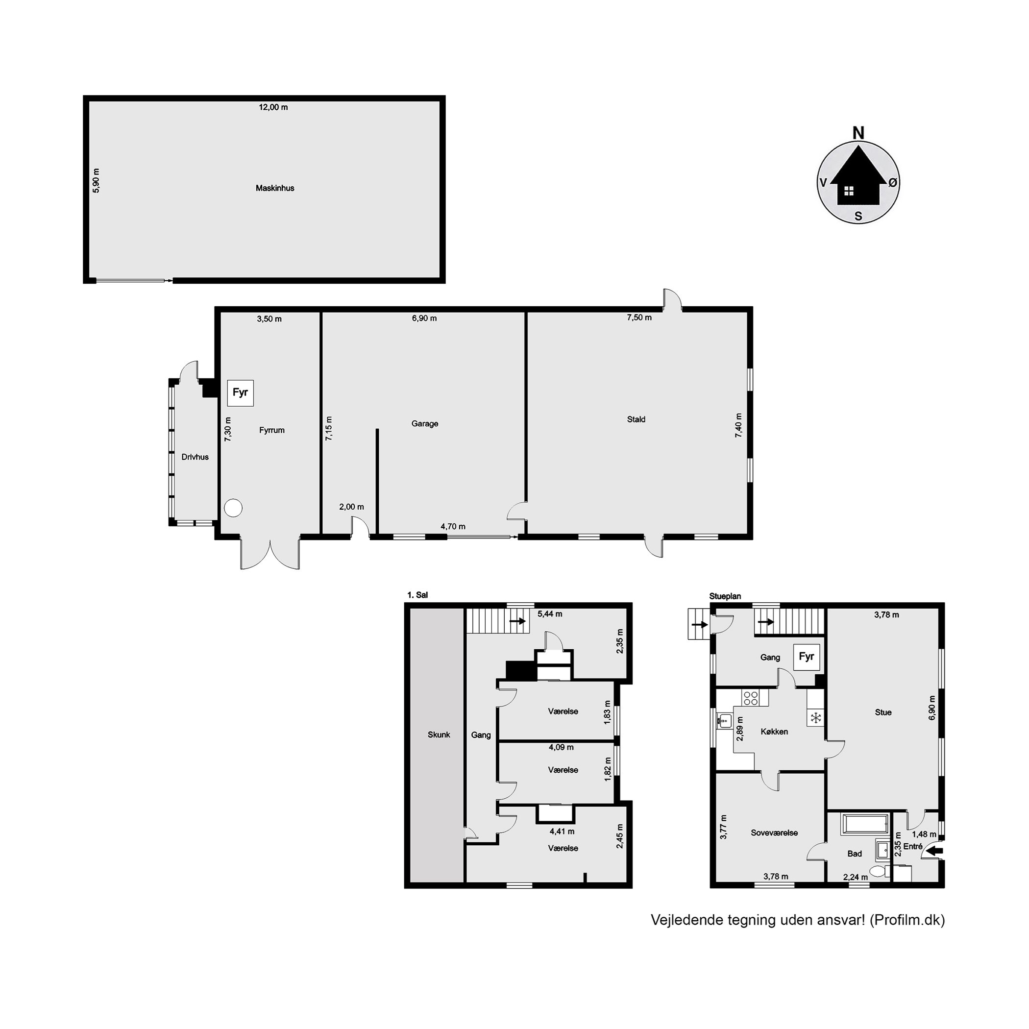 Plantegninger billede af Riglandsegvej 5, Drenderup, 6580 Vamdrup