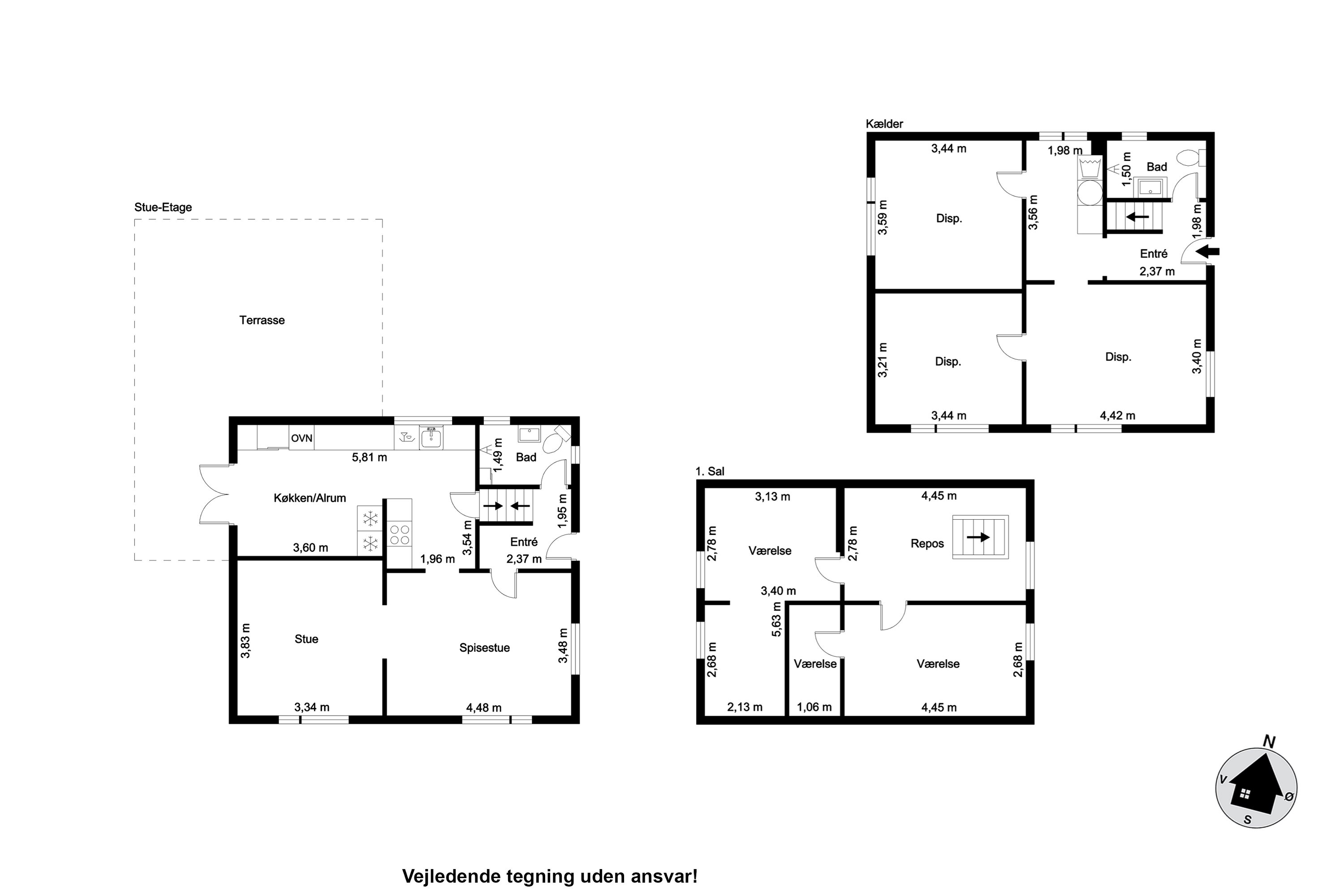 Plantegninger billede af Islandsgade 10, 9870 Sindal