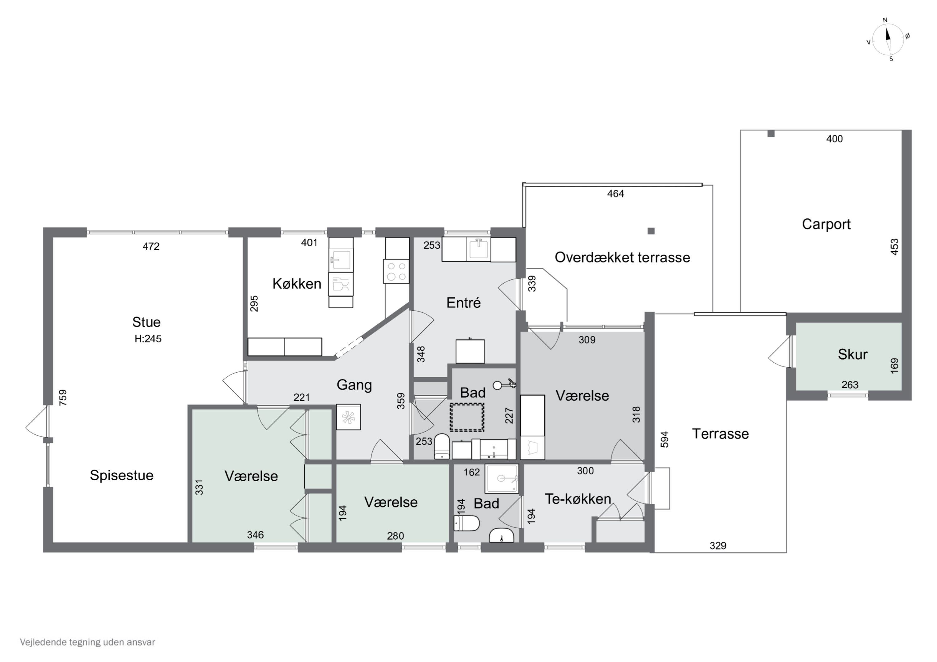 Plantegninger billede af Tannisbugtvej 70, Tversted, 9881 Bindslev