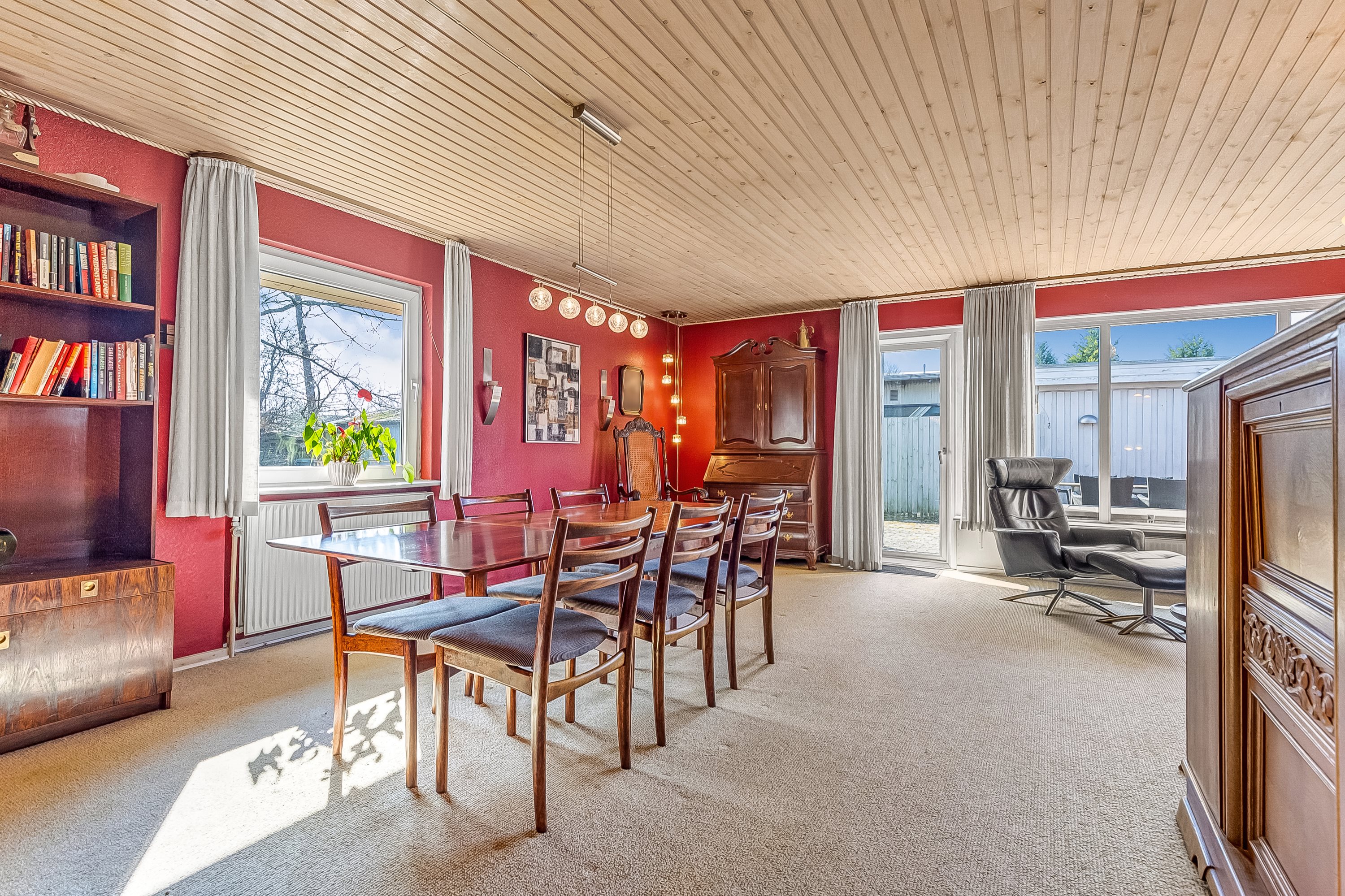 Fremhævet stue billede i fuldskærmstilstand. Billede af Hvidøre 46, 6580 Vamdrup