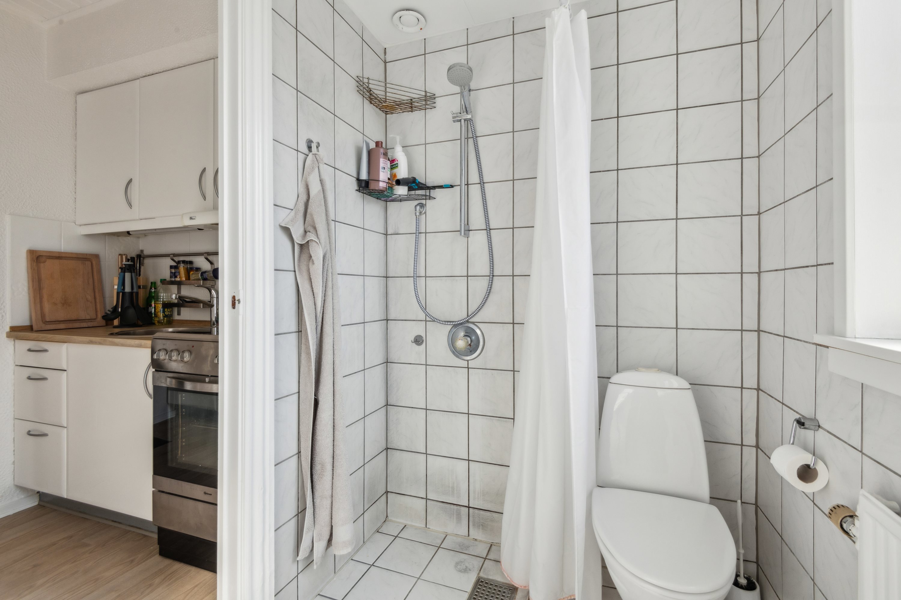 Fremhævet badeværelse billede i fuldskærmstilstand. Billede af Valdemarsgade 11, 1. mf., 9000 Aalborg