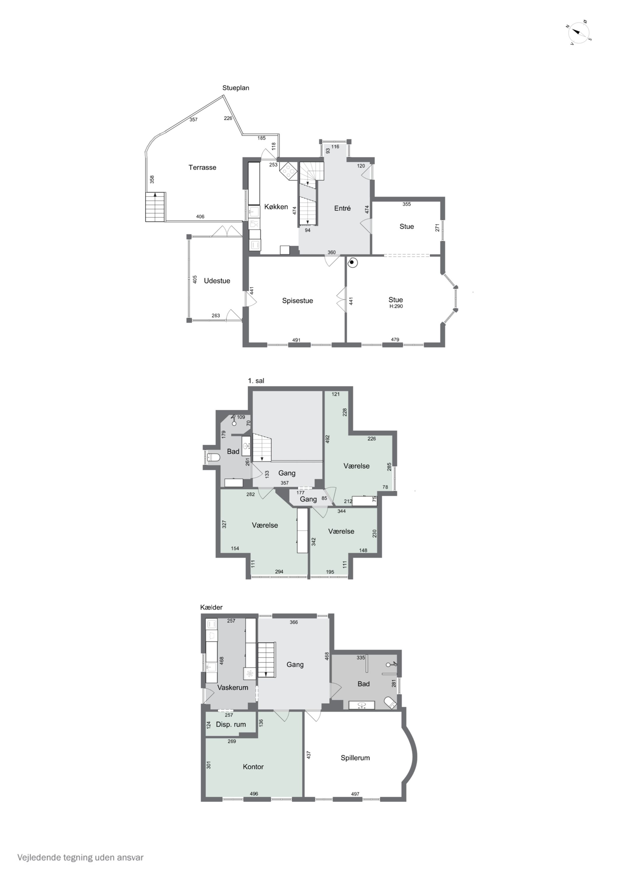 Plantegninger billede af Sct.Knudsgade 15, 4200 Slagelse