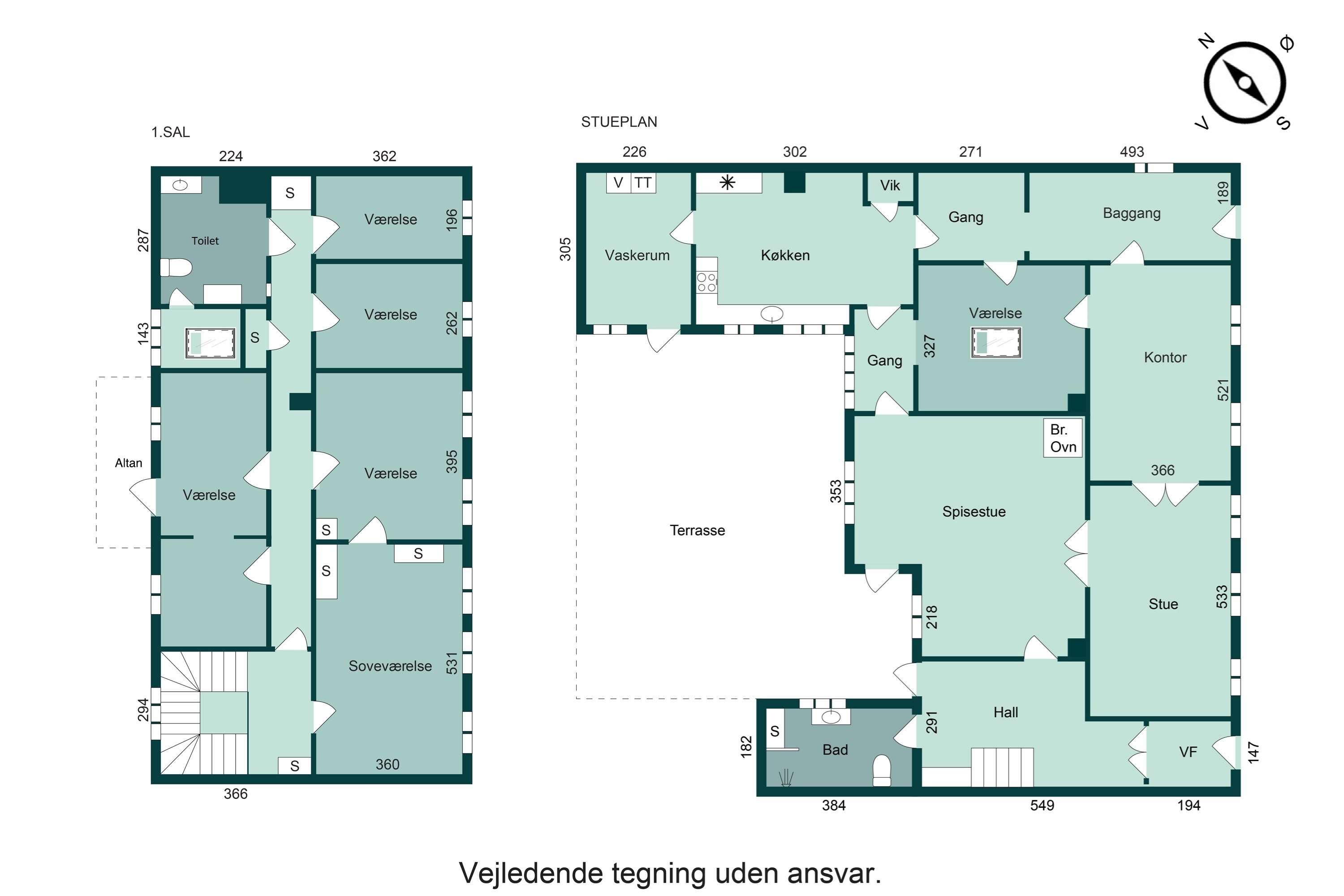 Plantegninger billede af Søndergade 16, 8740 Brædstrup