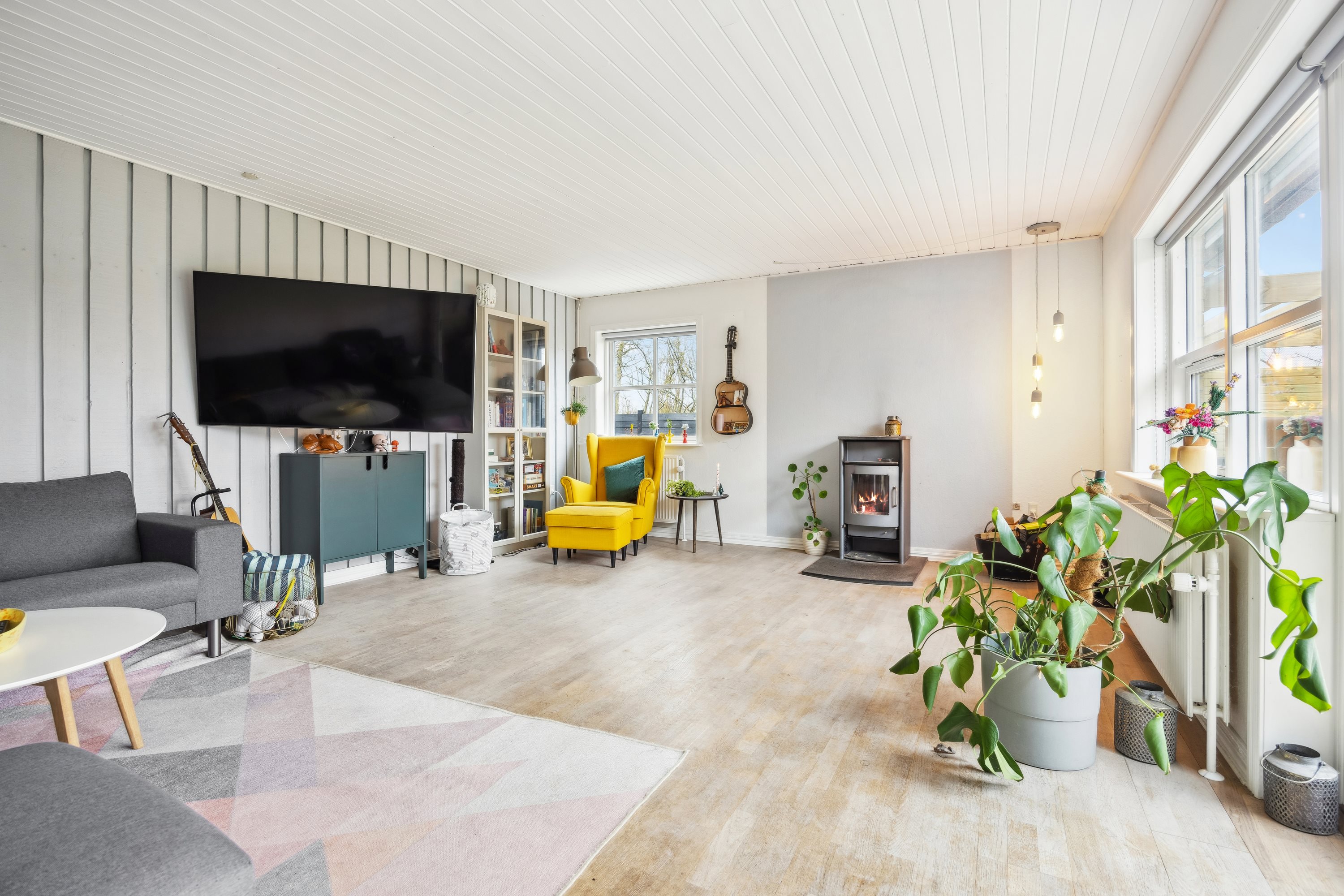 Fremhævet stue billede i fuldskærmstilstand. Billede af Kræn Spilmandsvej 16, 9440 Aabybro