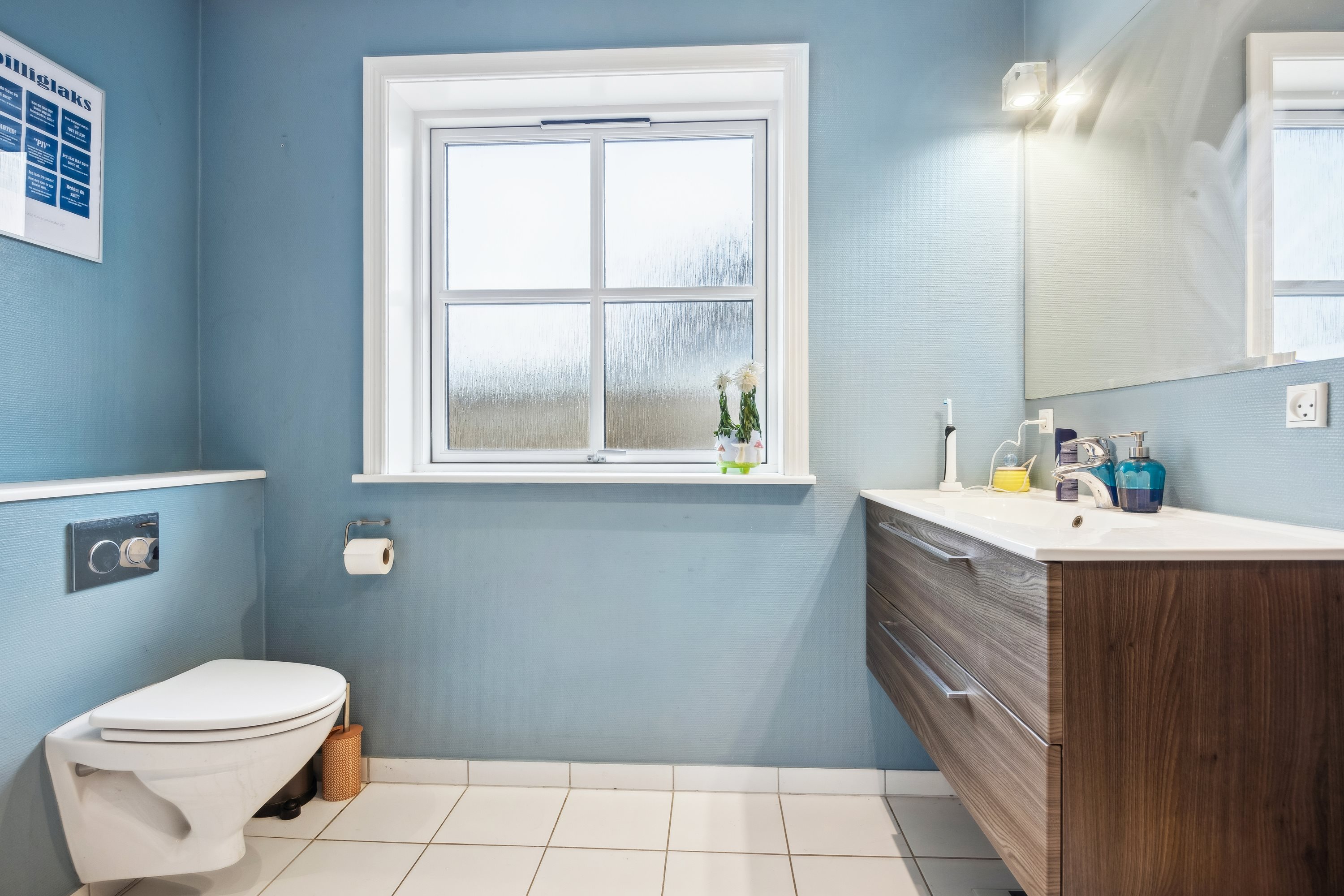 Fremhævet badeværelse billede i fuldskærmstilstand. Billede af Kræn Spilmandsvej 16, 9440 Aabybro