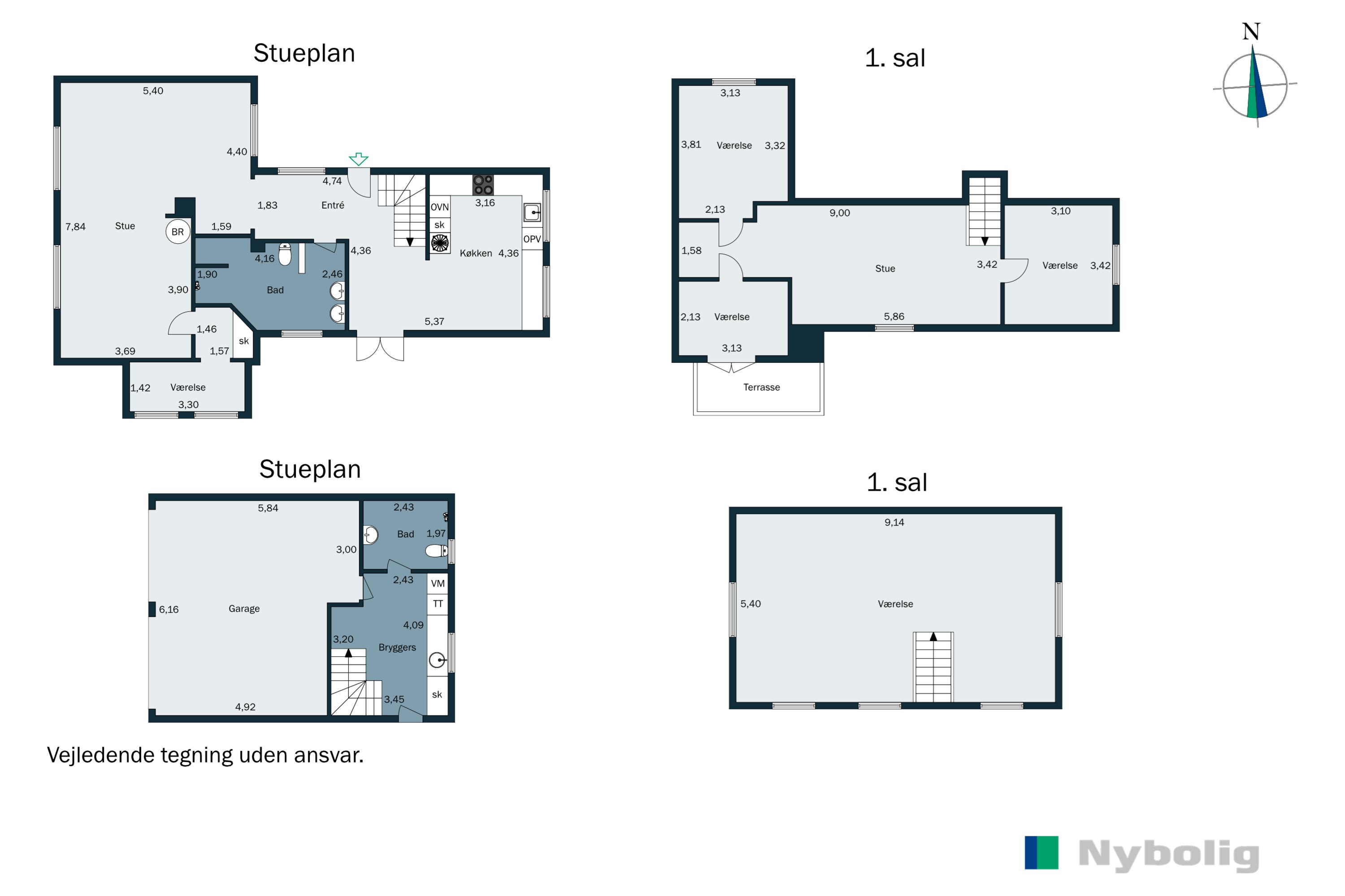 Plantegninger billede af Peder Gydes Vej 27, 6700 Esbjerg