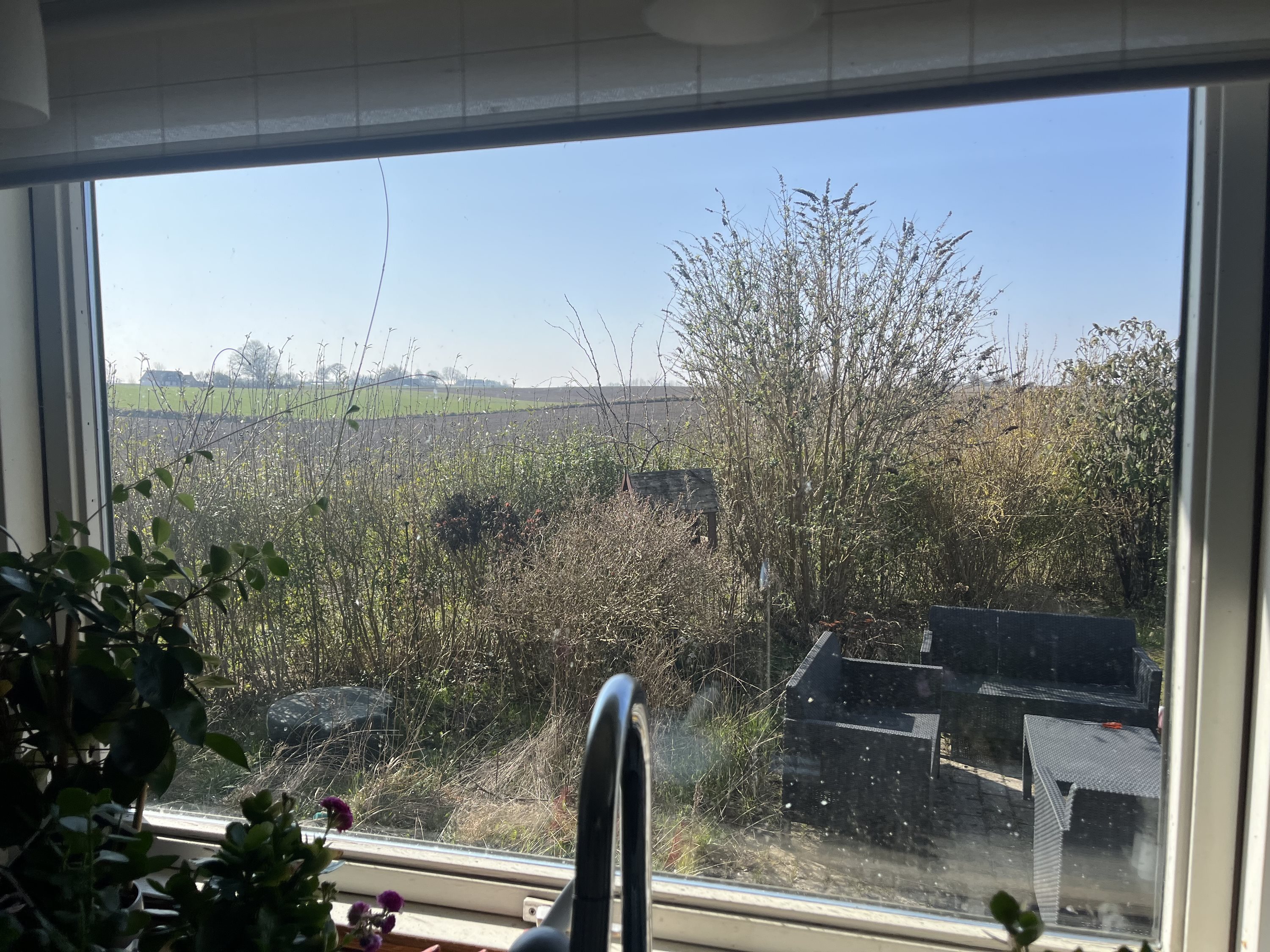 Fremhævet udsigt fra køkken billede i fuldskærmstilstand. Billede af Sorøvej 43, Haldagermagle, 4250 Fuglebjerg