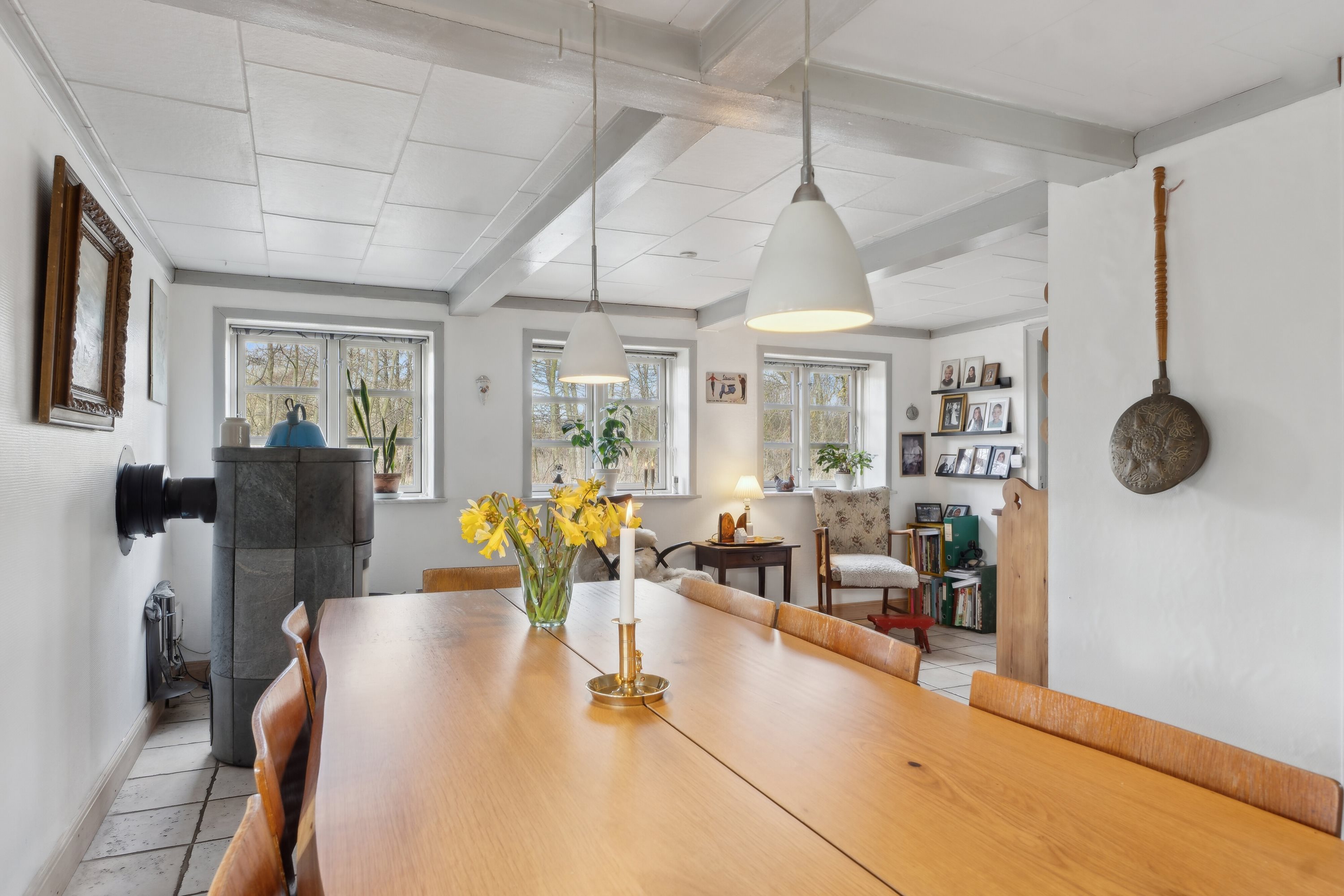 Fremhævet spisestue billede i fuldskærmstilstand. Billede af Kirkevej 14, 5892 Gudbjerg Sydfyn