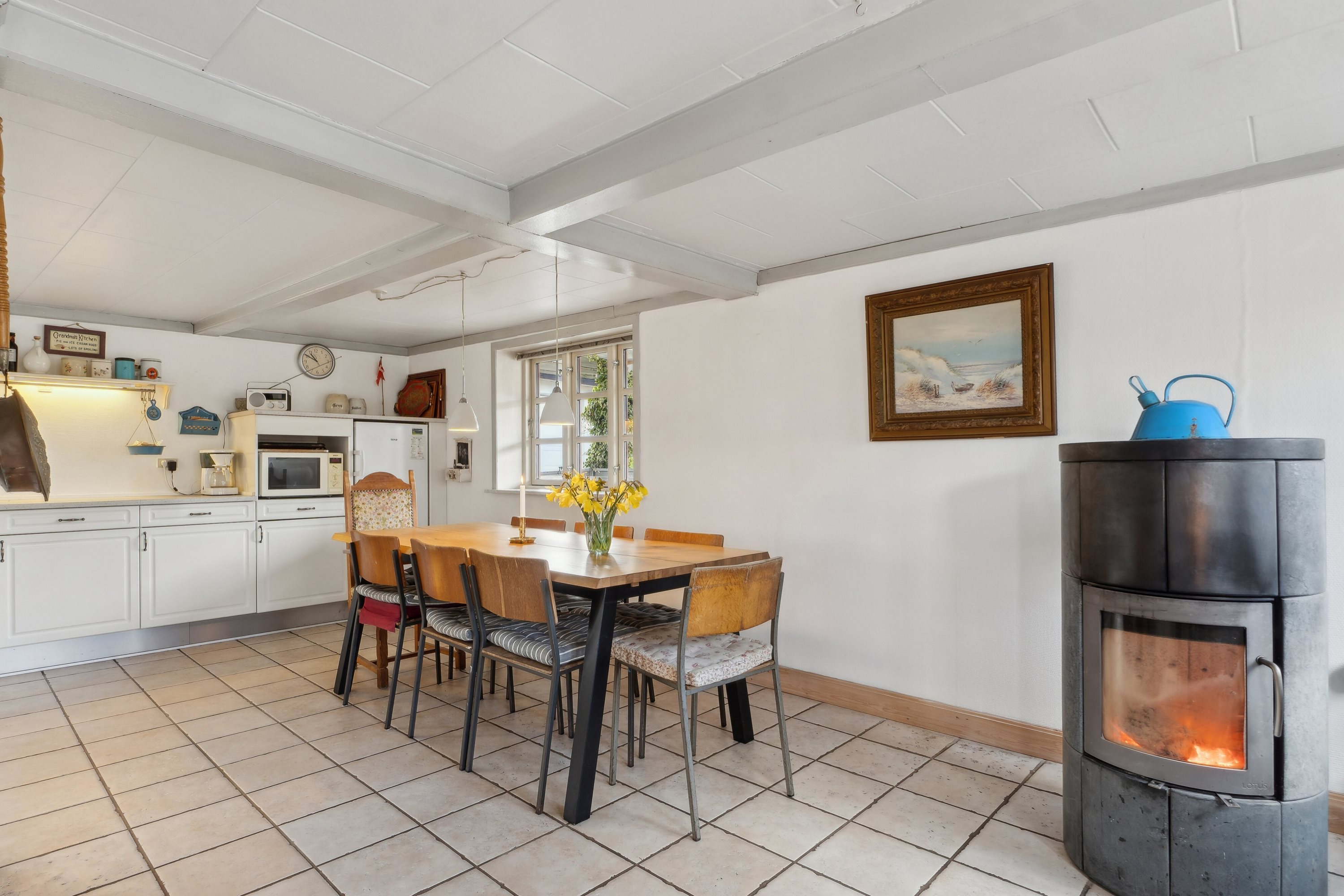 Fremhævet spisestue billede i fuldskærmstilstand. Billede af Kirkevej 14, 5892 Gudbjerg Sydfyn